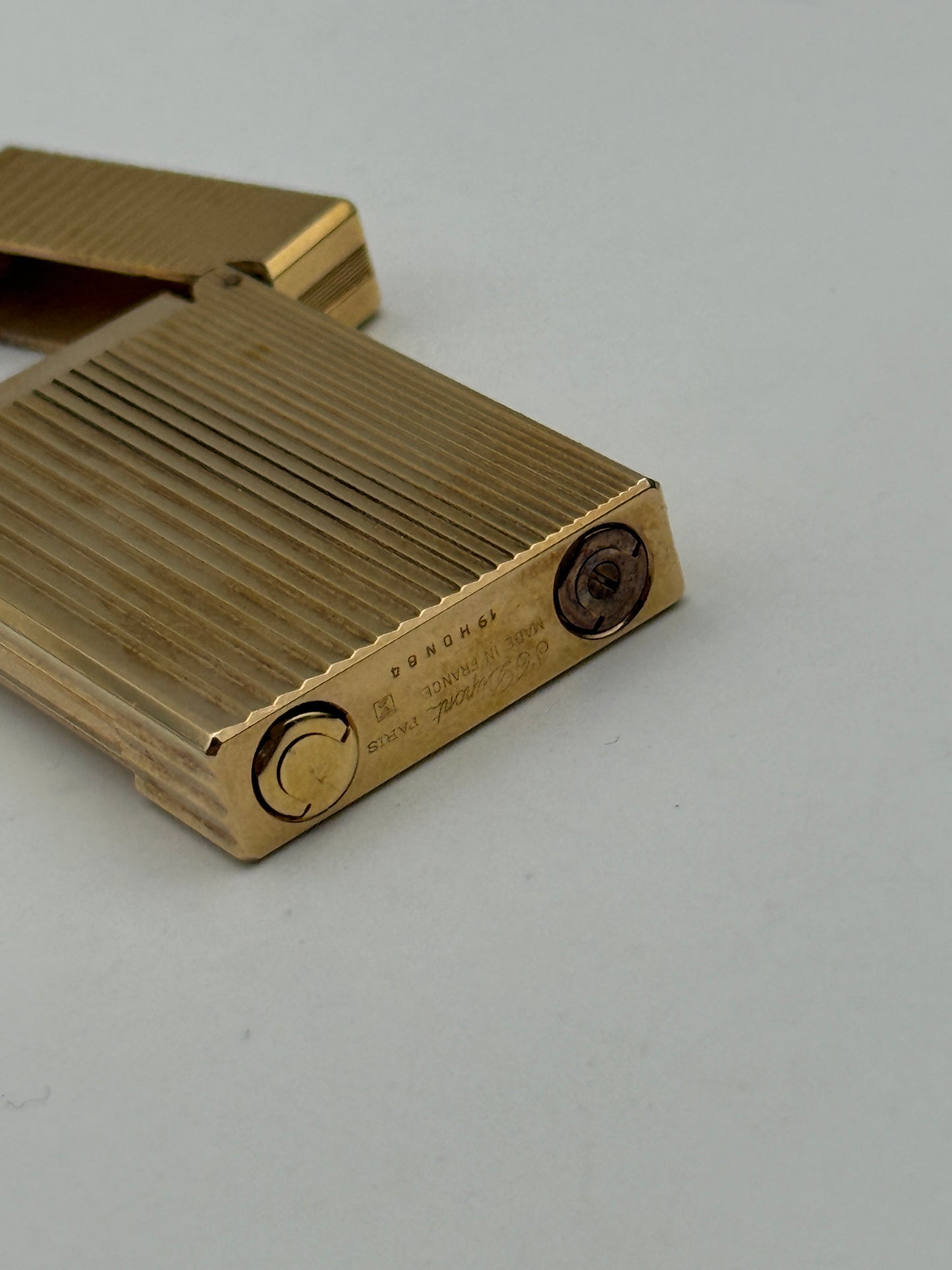 dupont lighter accendino ultra slim vintage france