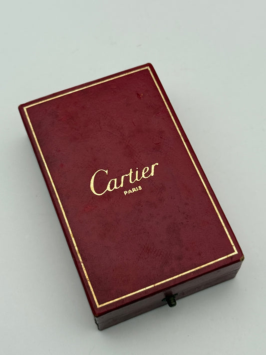 cartier vintage lighter accendino box rare scatola