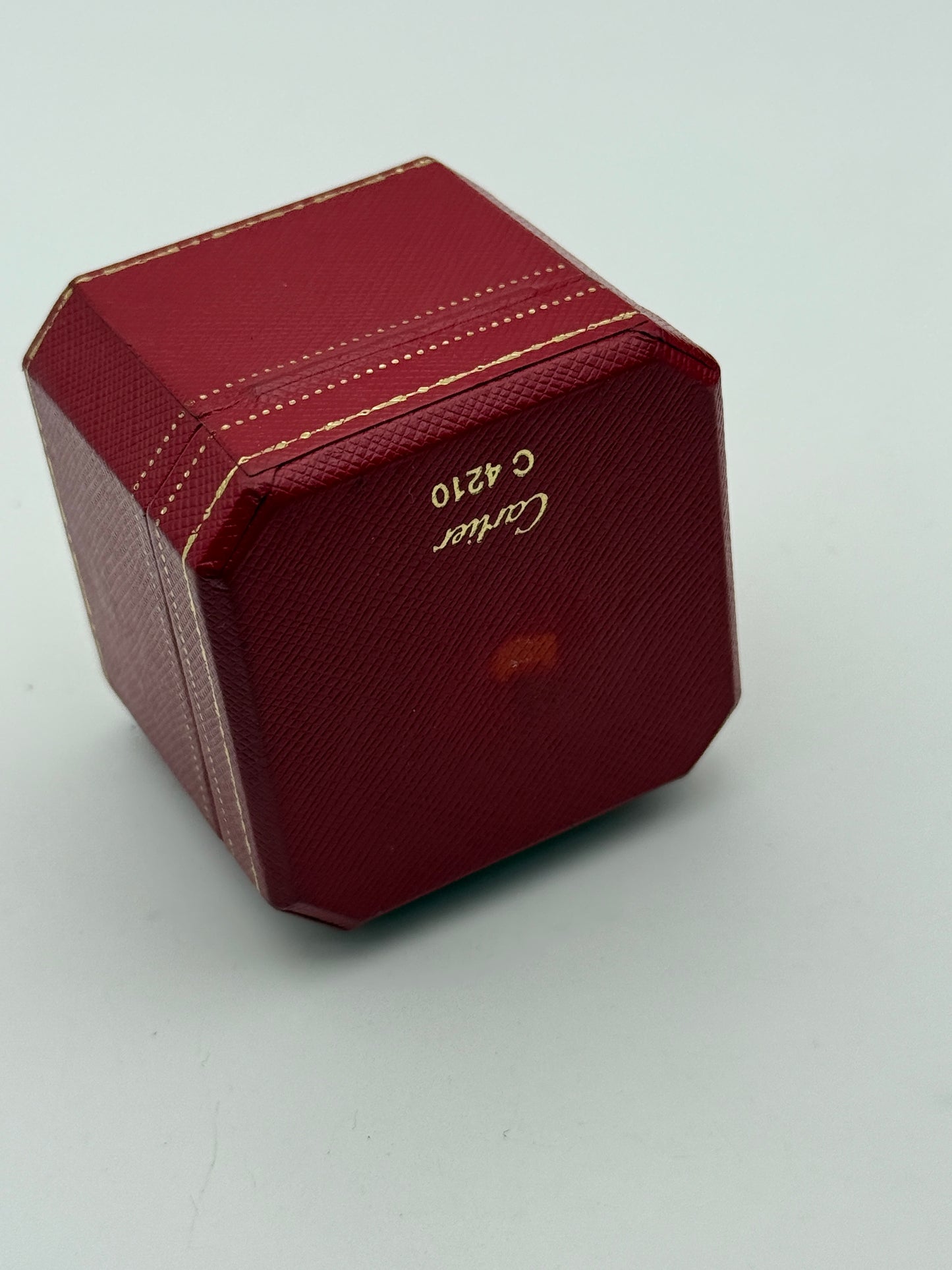 cartier ring box scatola anello vintage paris new york London c4210