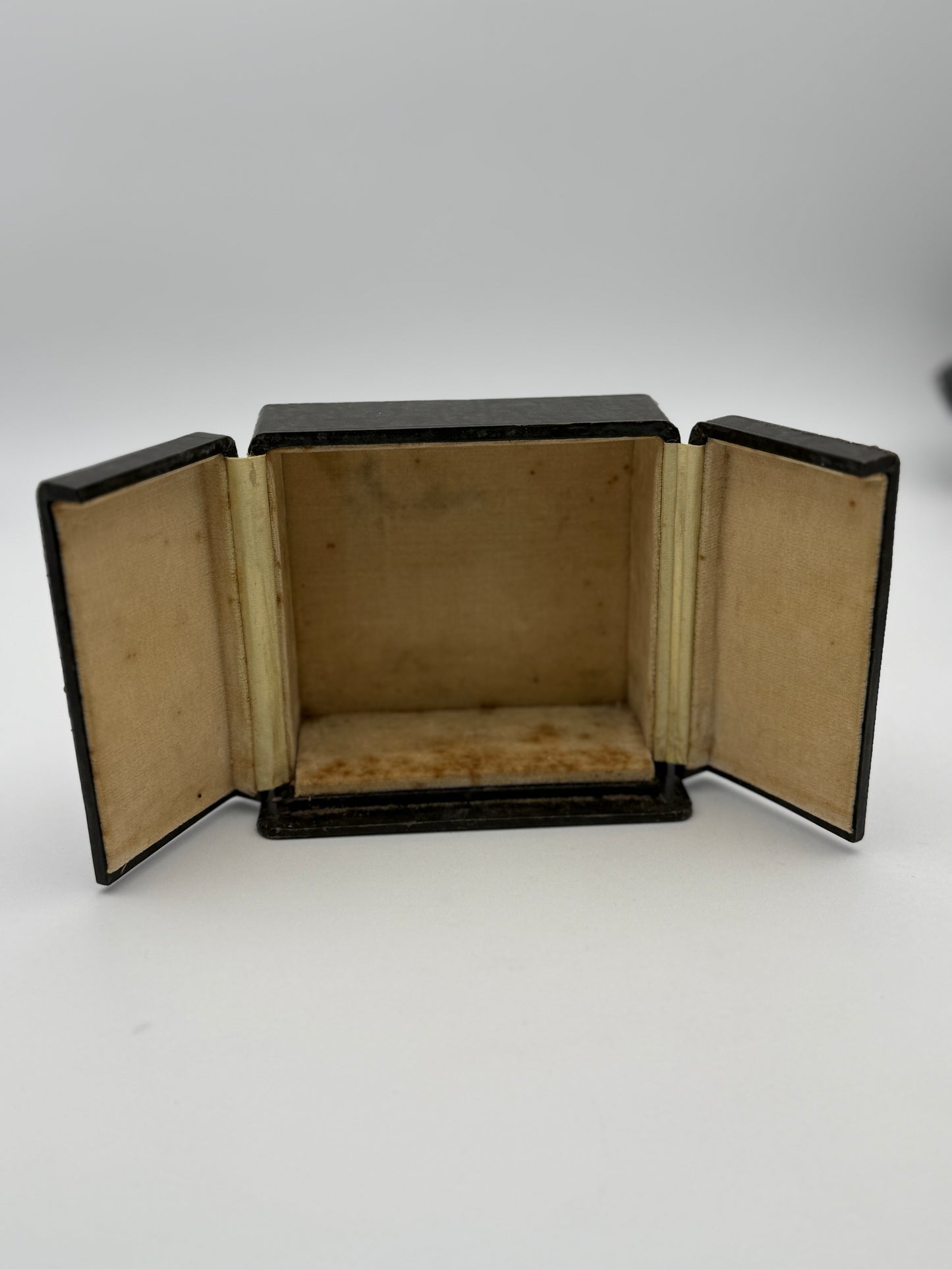 imhof table clock enamel watch box rare alarm reveil vintage