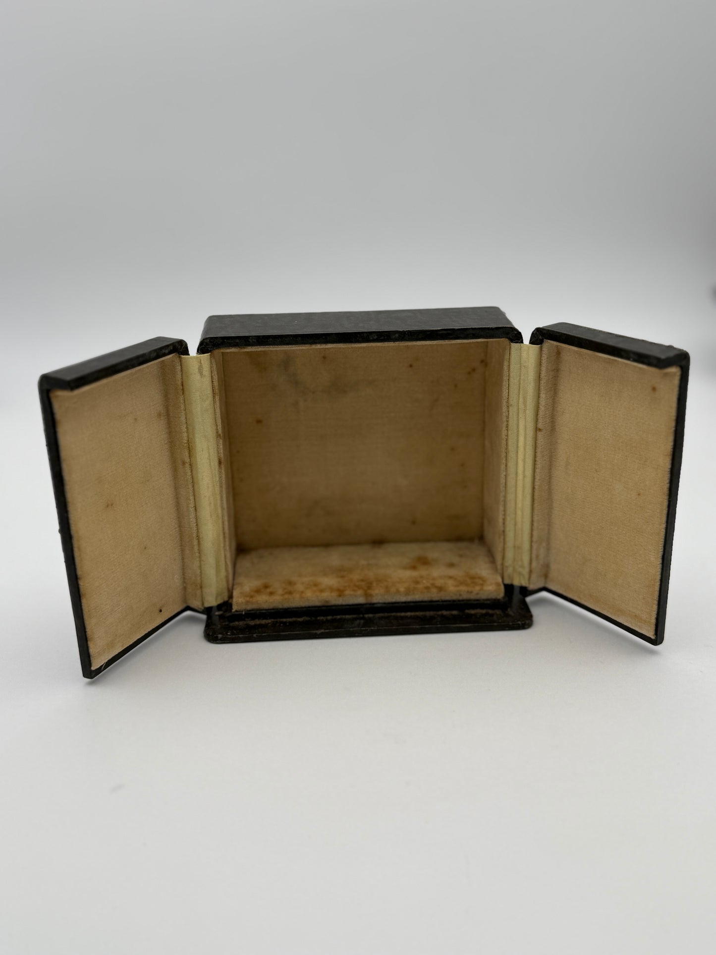 imhof table clock enamel watch box rare alarm reveil vintage