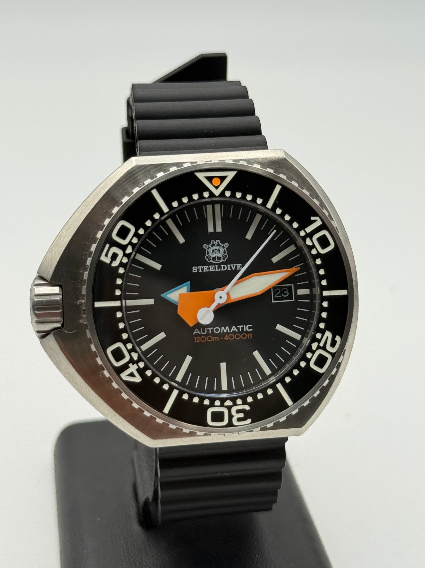 steeldive ploprof SD1985 Big Automatic Mechanical Wristwatch Ceramic Bezel  1200mt sub