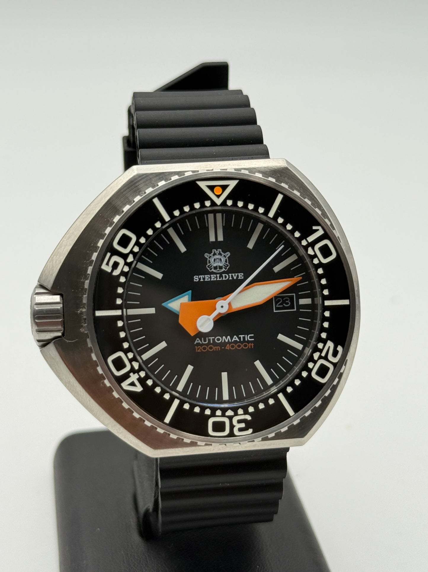 steeldive ploprof SD1985 Big Automatic Mechanical Wristwatch Ceramic Bezel  1200mt sub