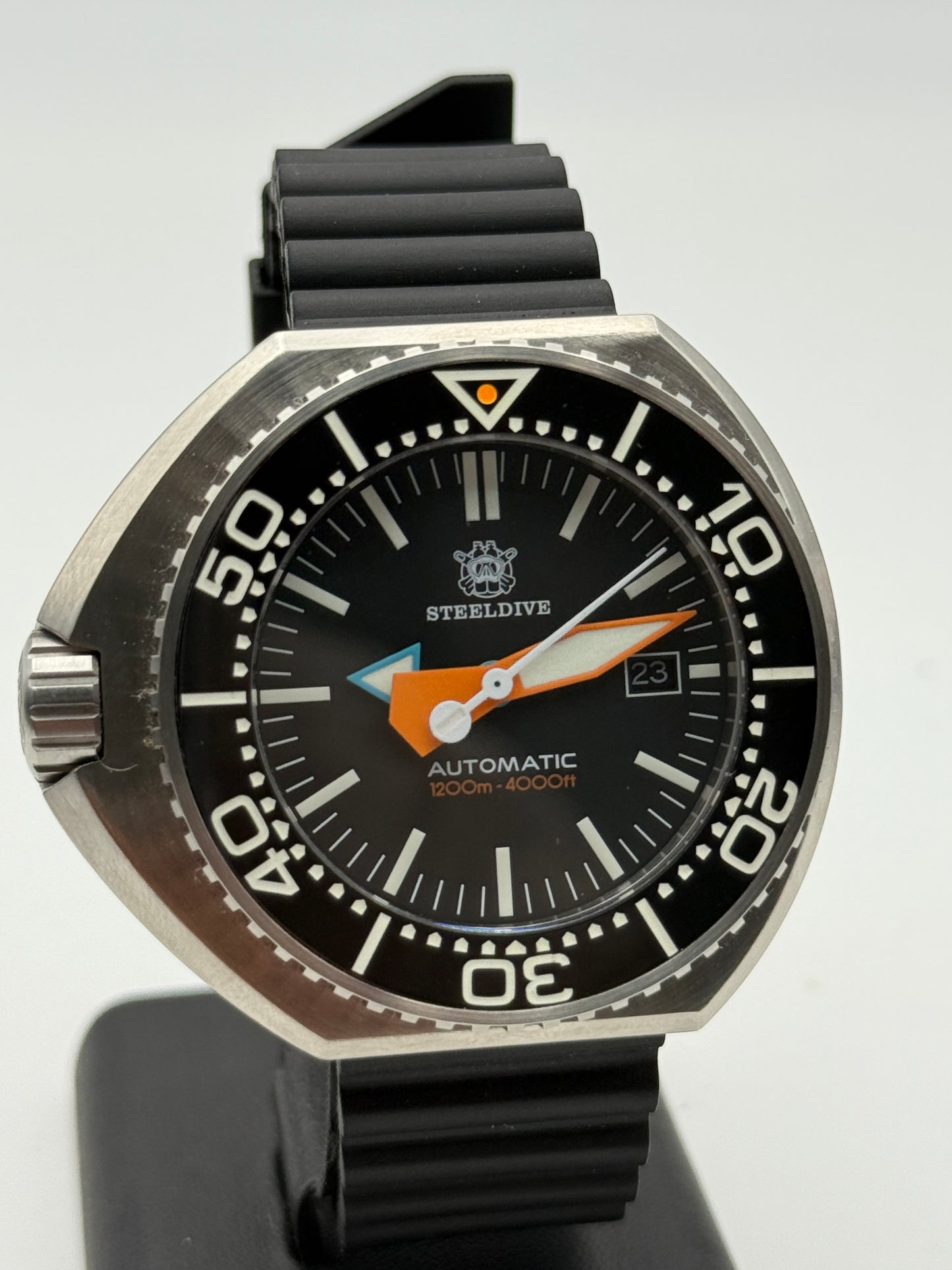 steeldive ploprof SD1985 Big Automatic Mechanical Wristwatch Ceramic Bezel  1200mt sub