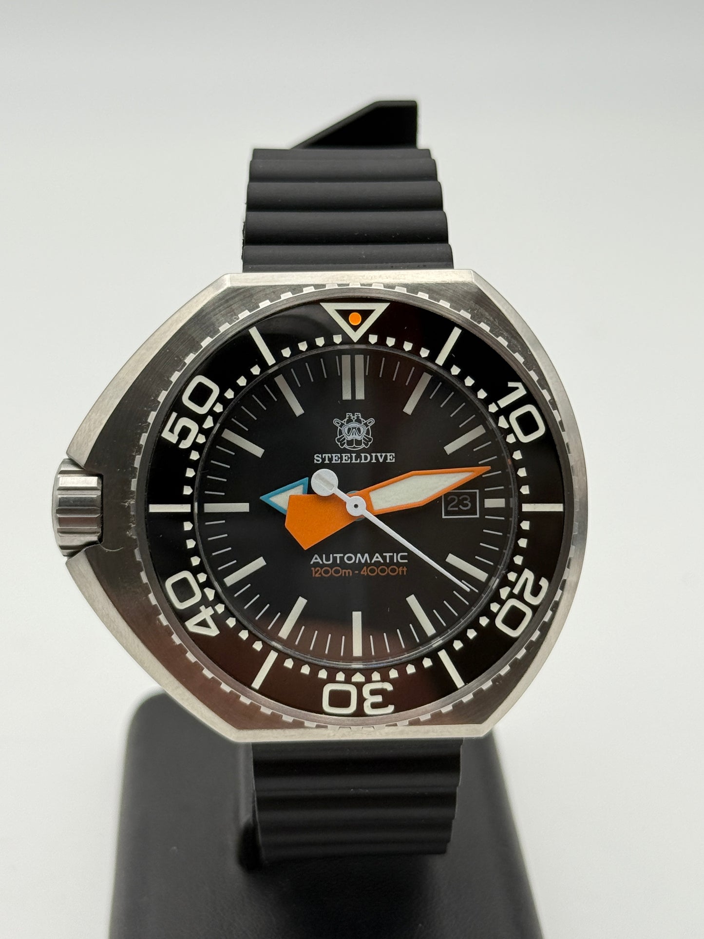 steeldive ploprof SD1985 Big Automatic Mechanical Wristwatch Ceramic Bezel  1200mt sub