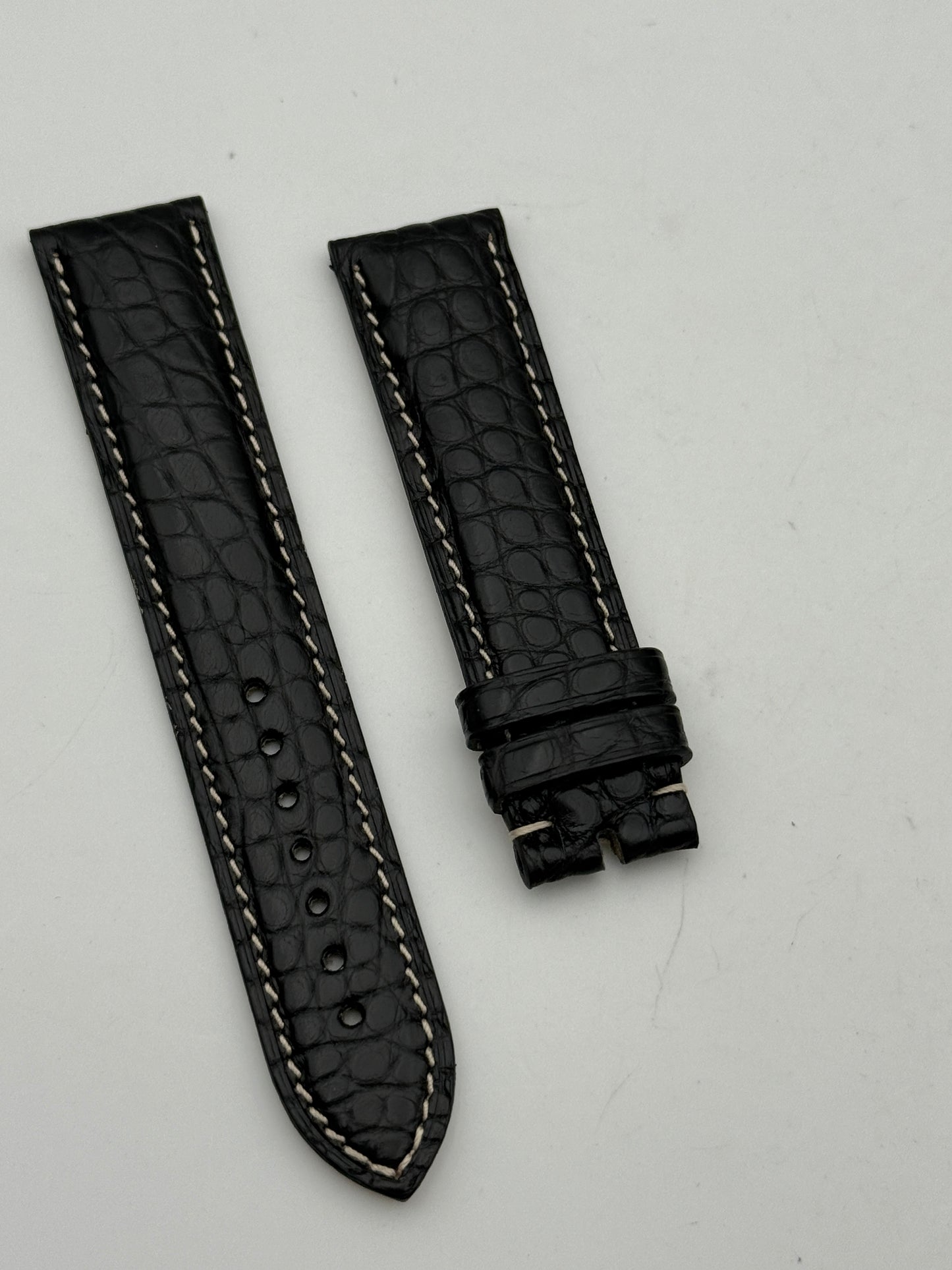 eberhard chrono 4 20mm cinturino strap leather pelle  new nuovo