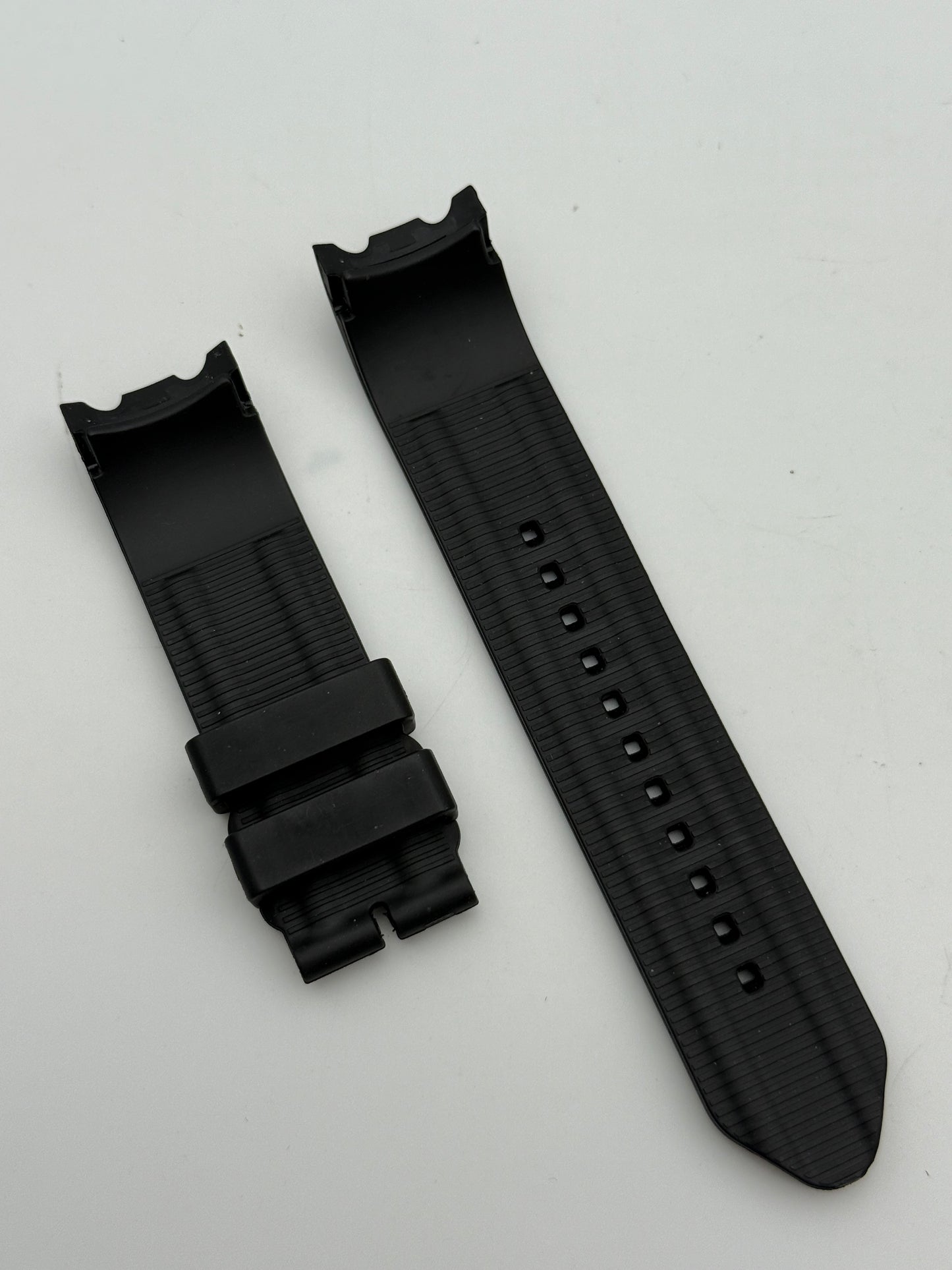 nautica 20041 gomma 22mm rubber cinturino strap  new nuovo