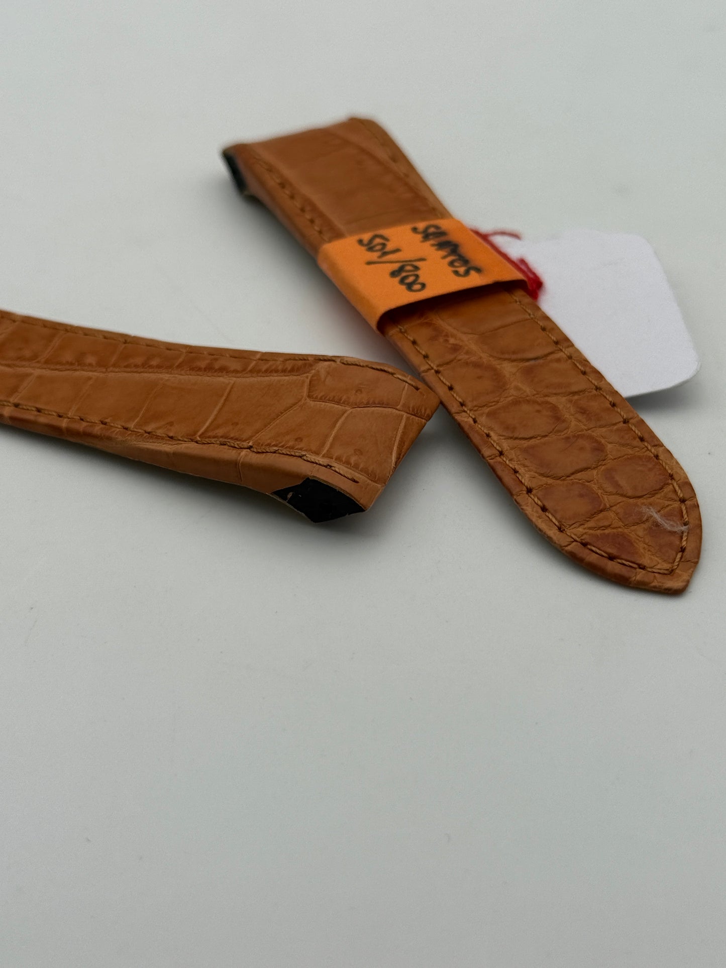 cartier santos 24-21mm cinturino strap pelle leather new nuovo