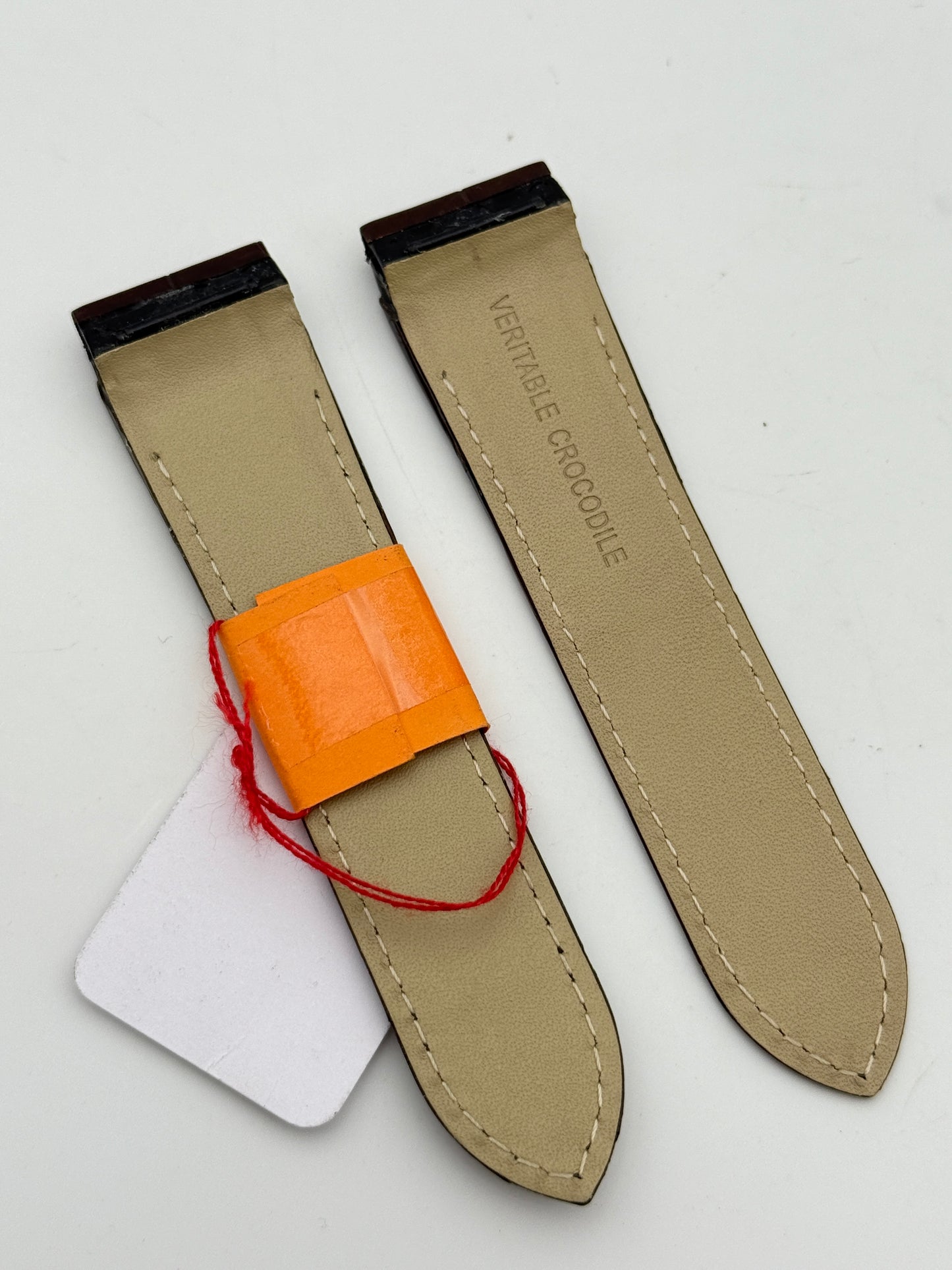 cartier santos 24-21mm cinturino strap pelle leather new nuovo