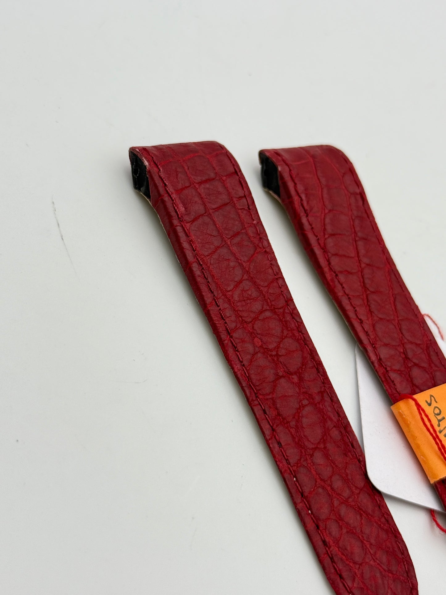 cartier santos 24-21mm cinturino strap pelle leather new nuovo