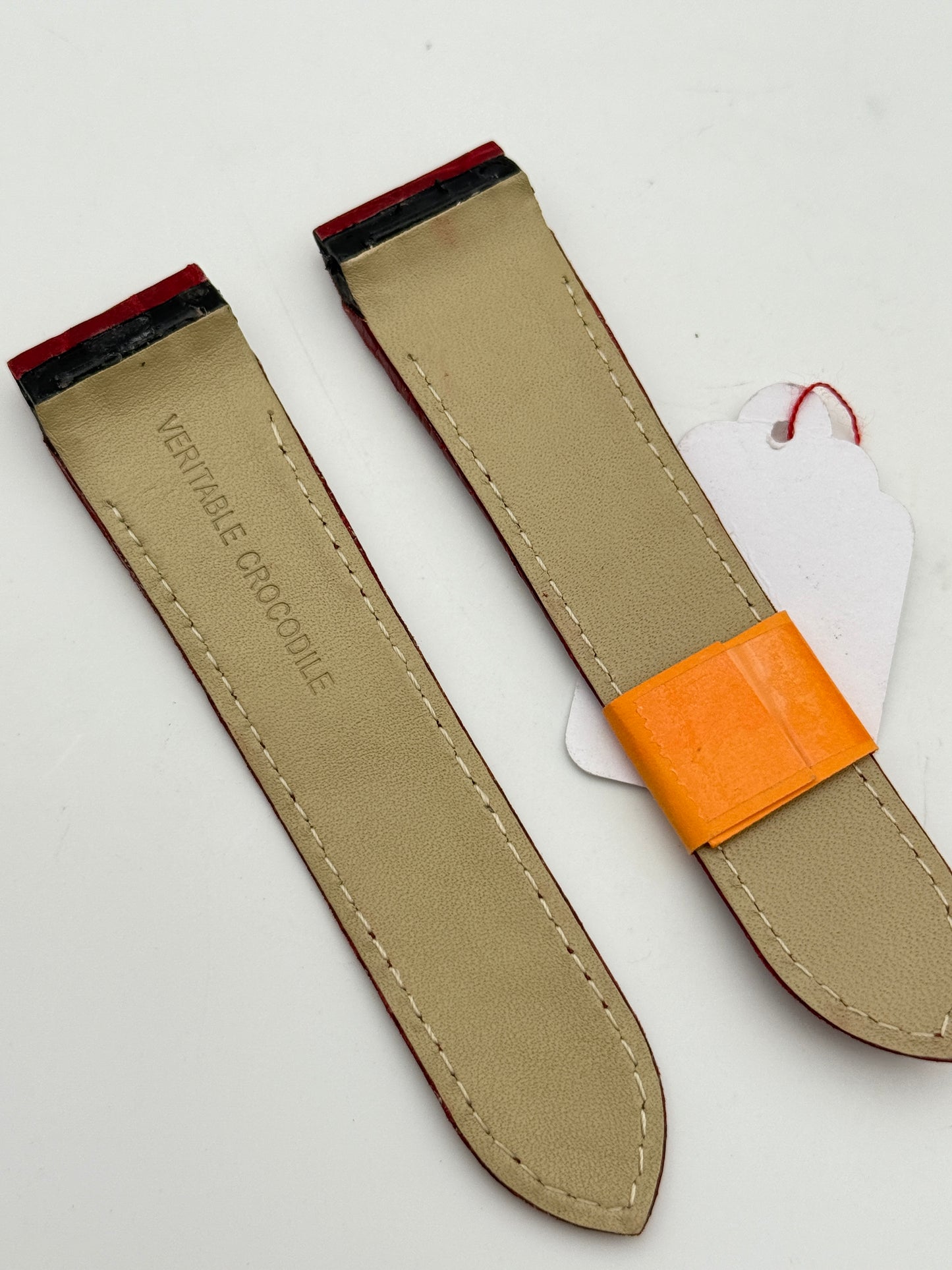 cartier santos 24-21mm cinturino strap pelle leather new nuovo