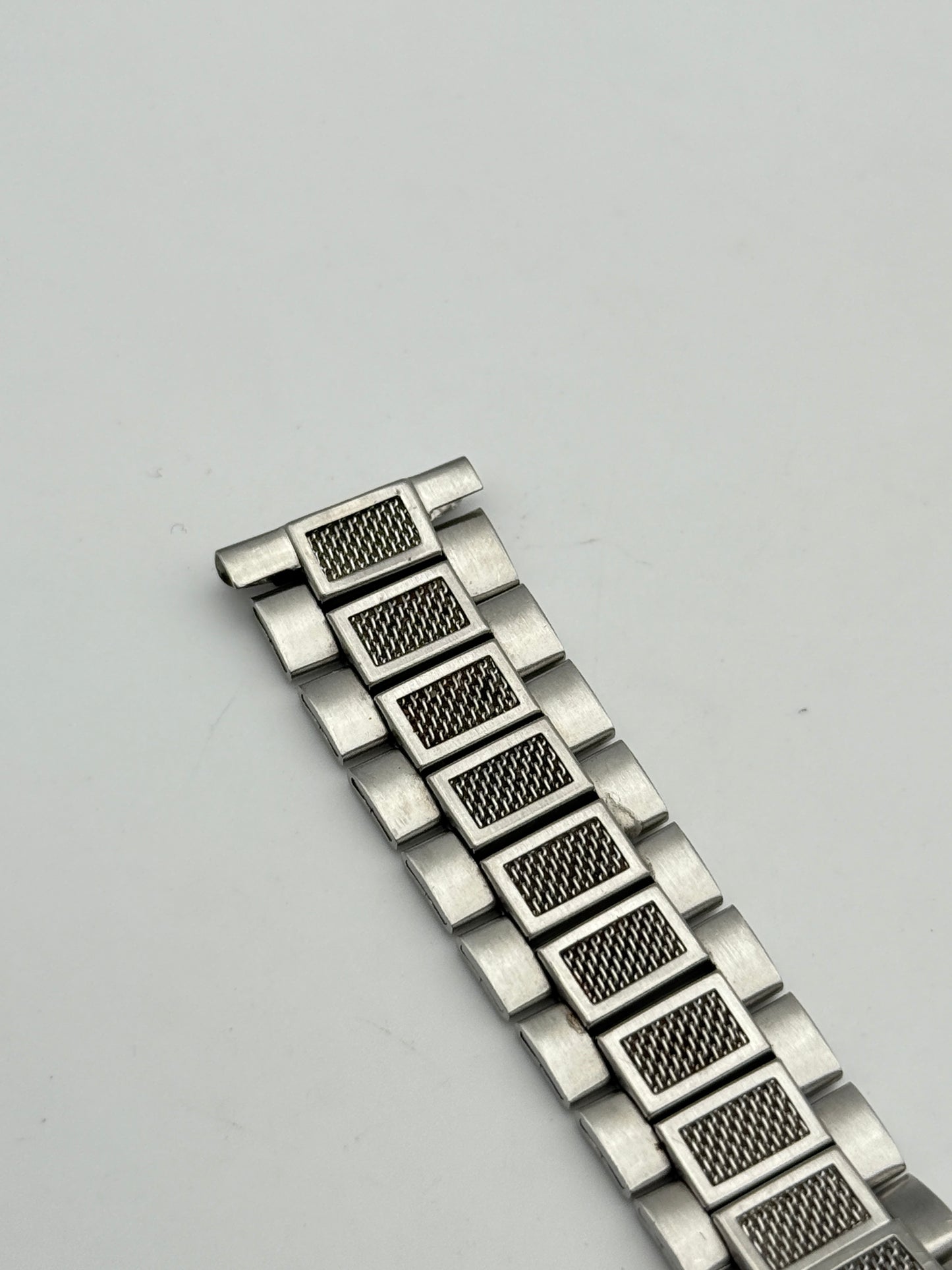 benrus 19mm baldwin pat.no.3.217.374 bracciale bracelet steel cinturino strap