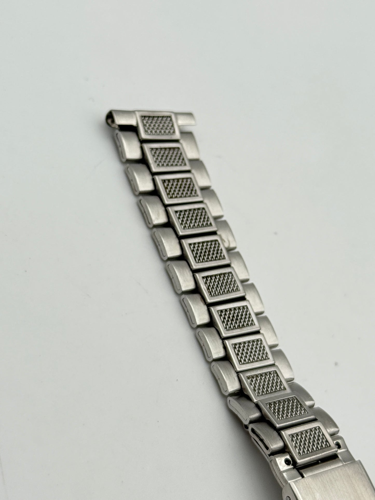 benrus 19mm baldwin pat.no.3.217.374 bracciale bracelet steel cinturino strap