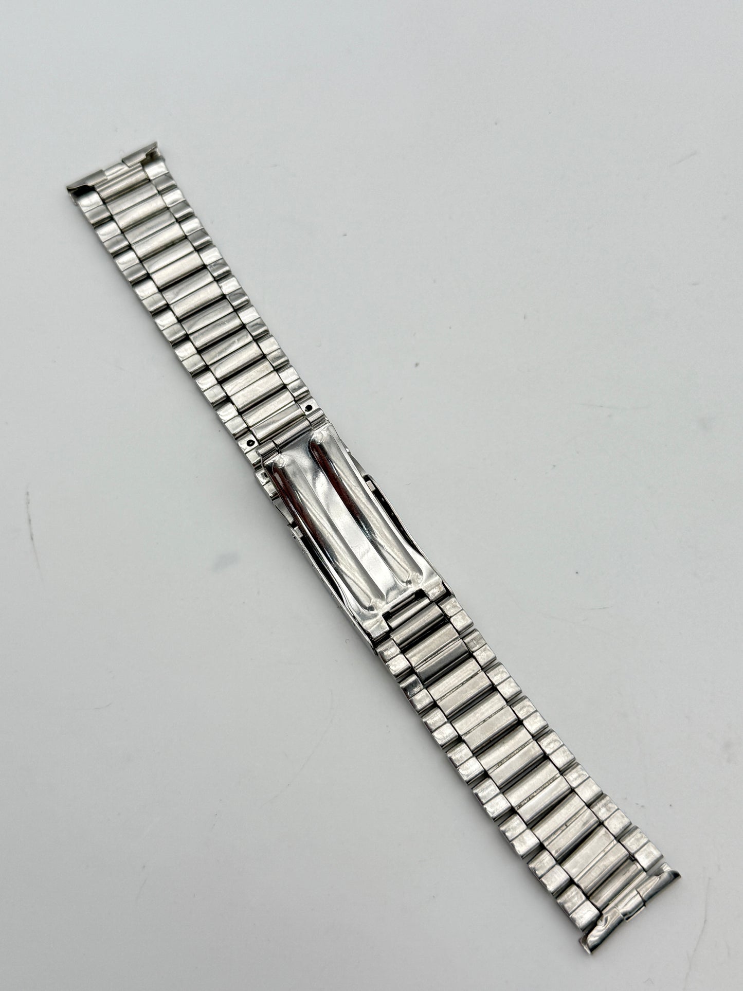 benrus 19mm baldwin pat.no.3.217.374 bracciale bracelet steel cinturino strap