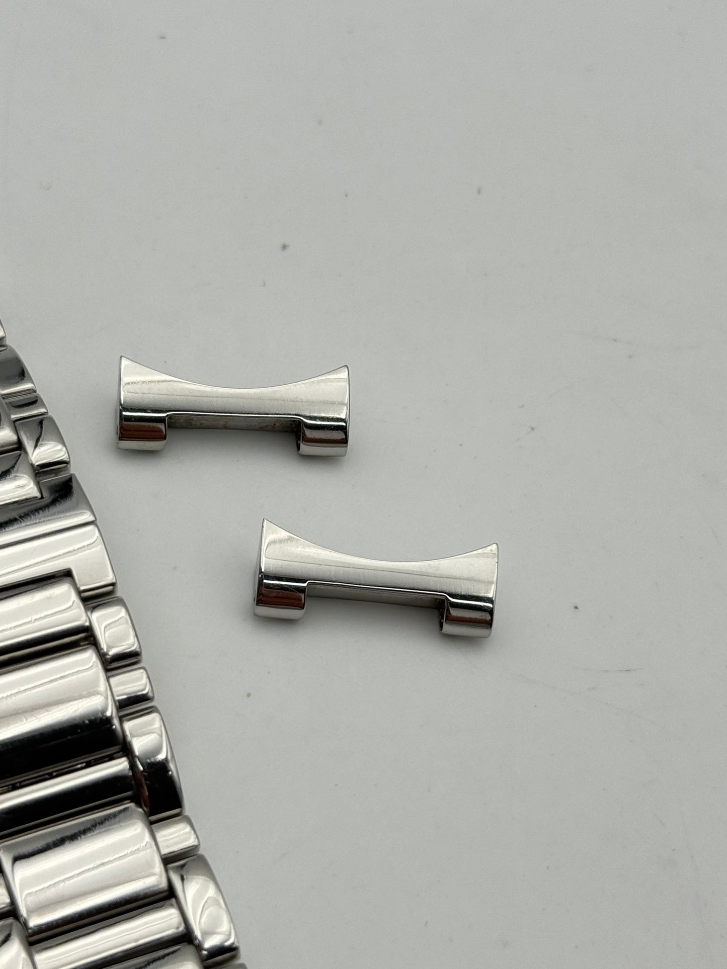 louis erard chronograph bracciale bracelet cimturino strap steel 21mm