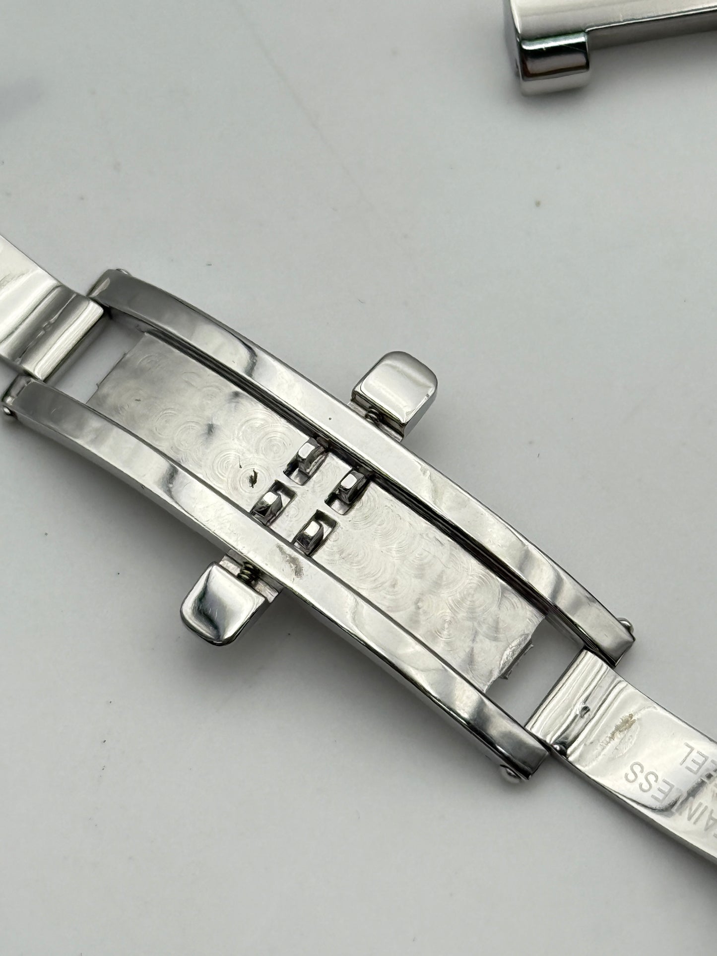 louis erard chronograph bracciale bracelet cimturino strap steel 21mm