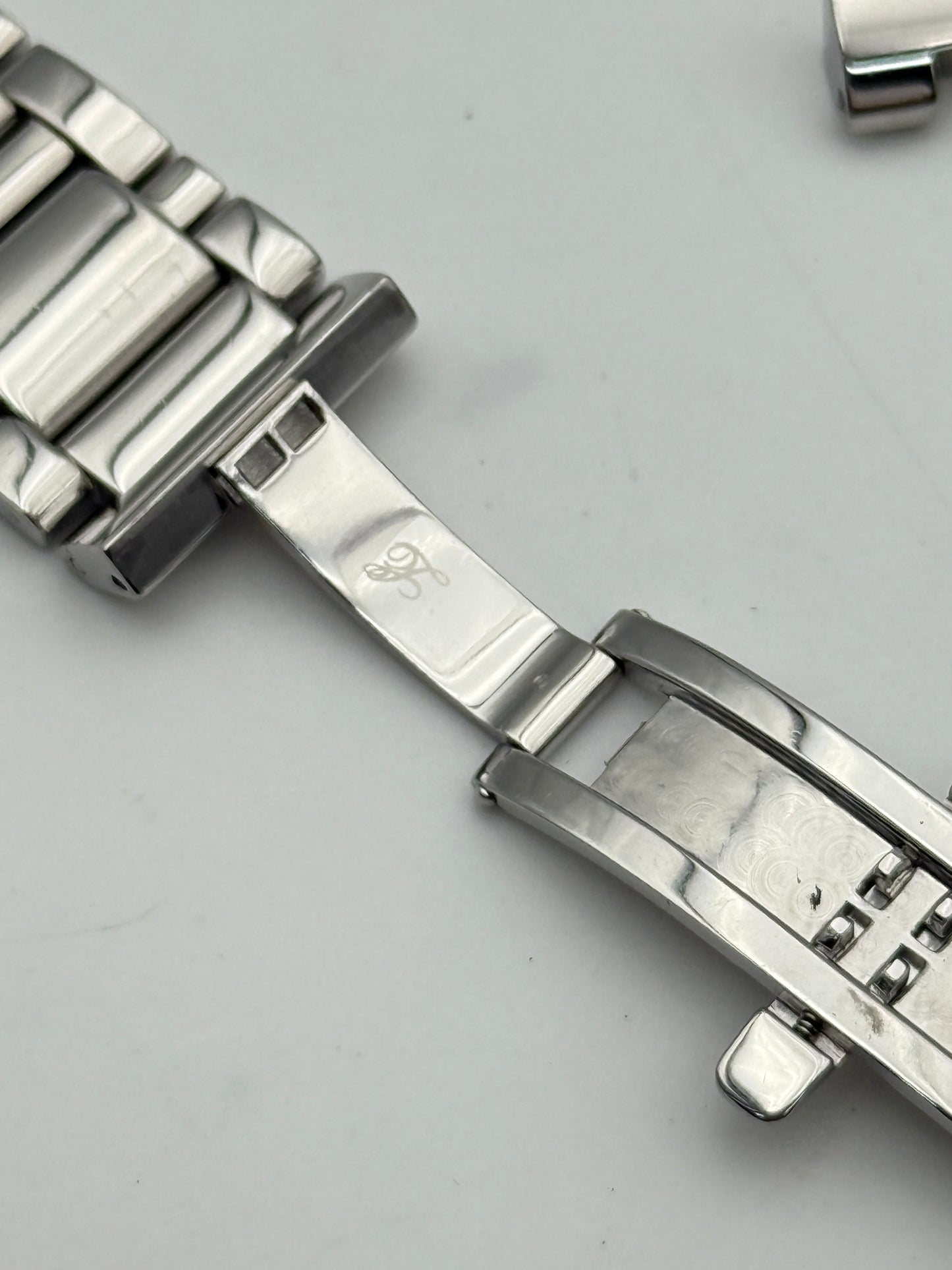 louis erard chronograph bracciale bracelet cimturino strap steel 21mm