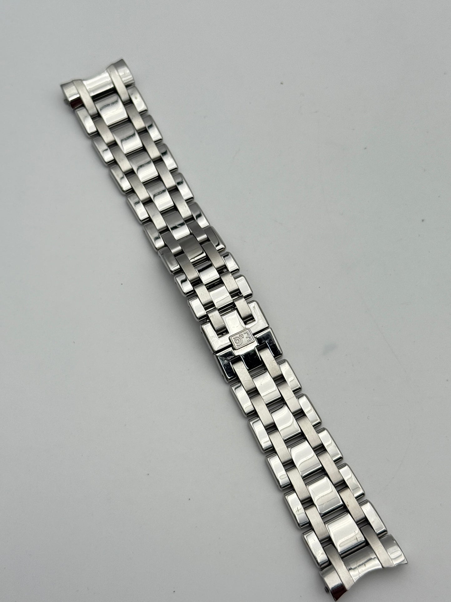 eberhard aquadate 21mm 41015 bracciale bracelet cinturino strap steel