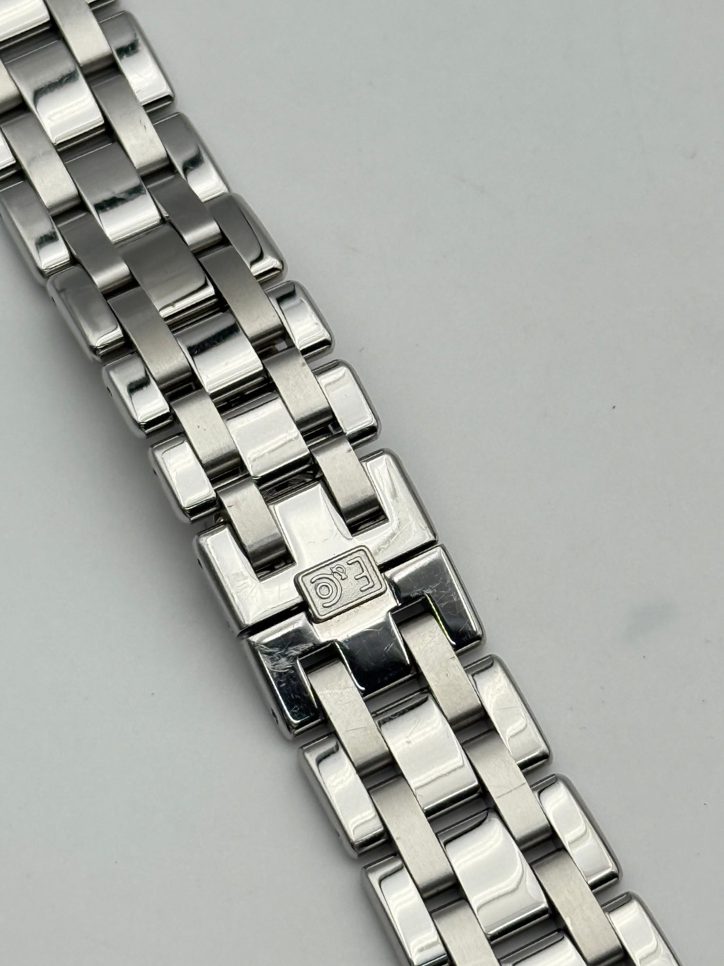 eberhard aquadate 21mm 41015 bracciale bracelet cinturino strap steel