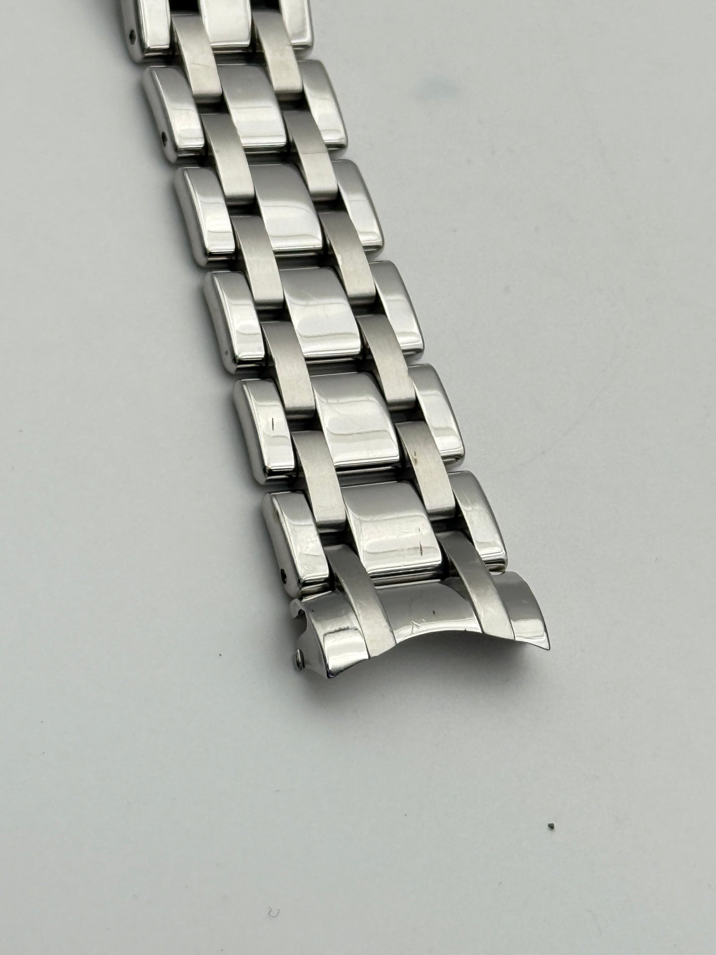 eberhard aquadate 21mm 41015 bracciale bracelet cinturino strap steel