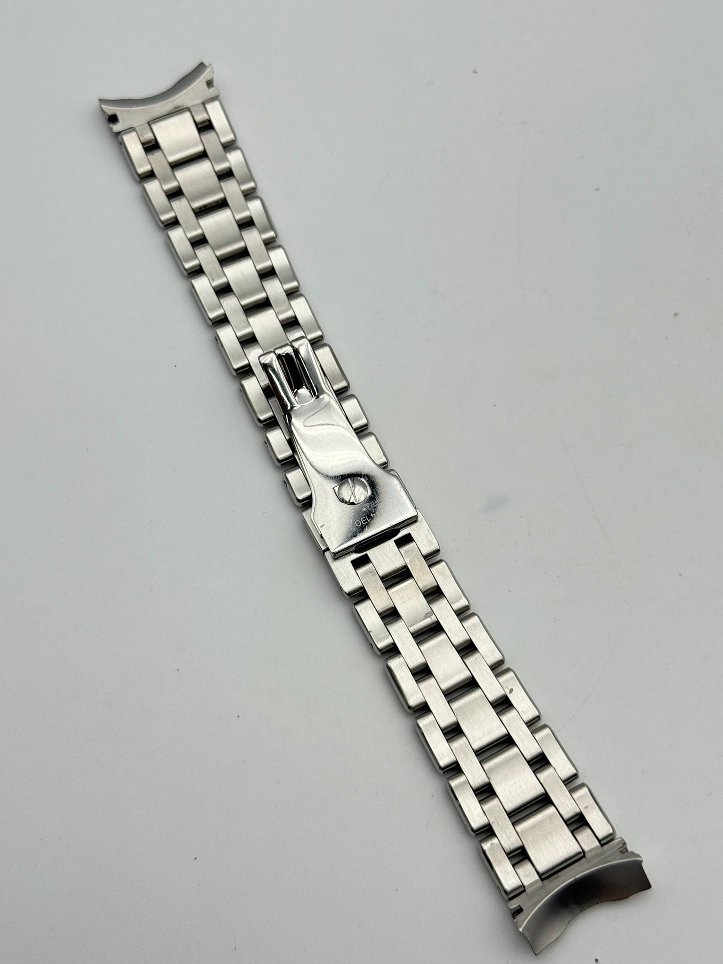 eberhard aquadate 21mm 41015 bracciale bracelet cinturino strap steel