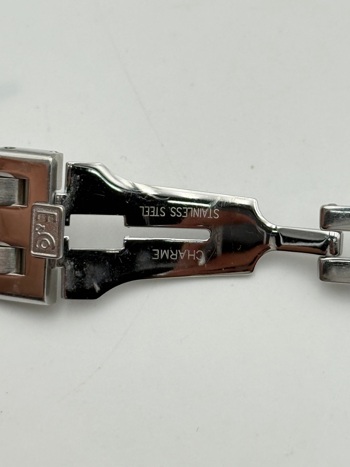 eberhard aquadate 21mm 41015 bracciale bracelet cinturino strap steel