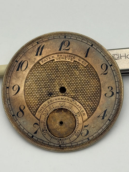 patek philippe co. cie geneve theo breinkmann-naples pocket watch dial quadrante