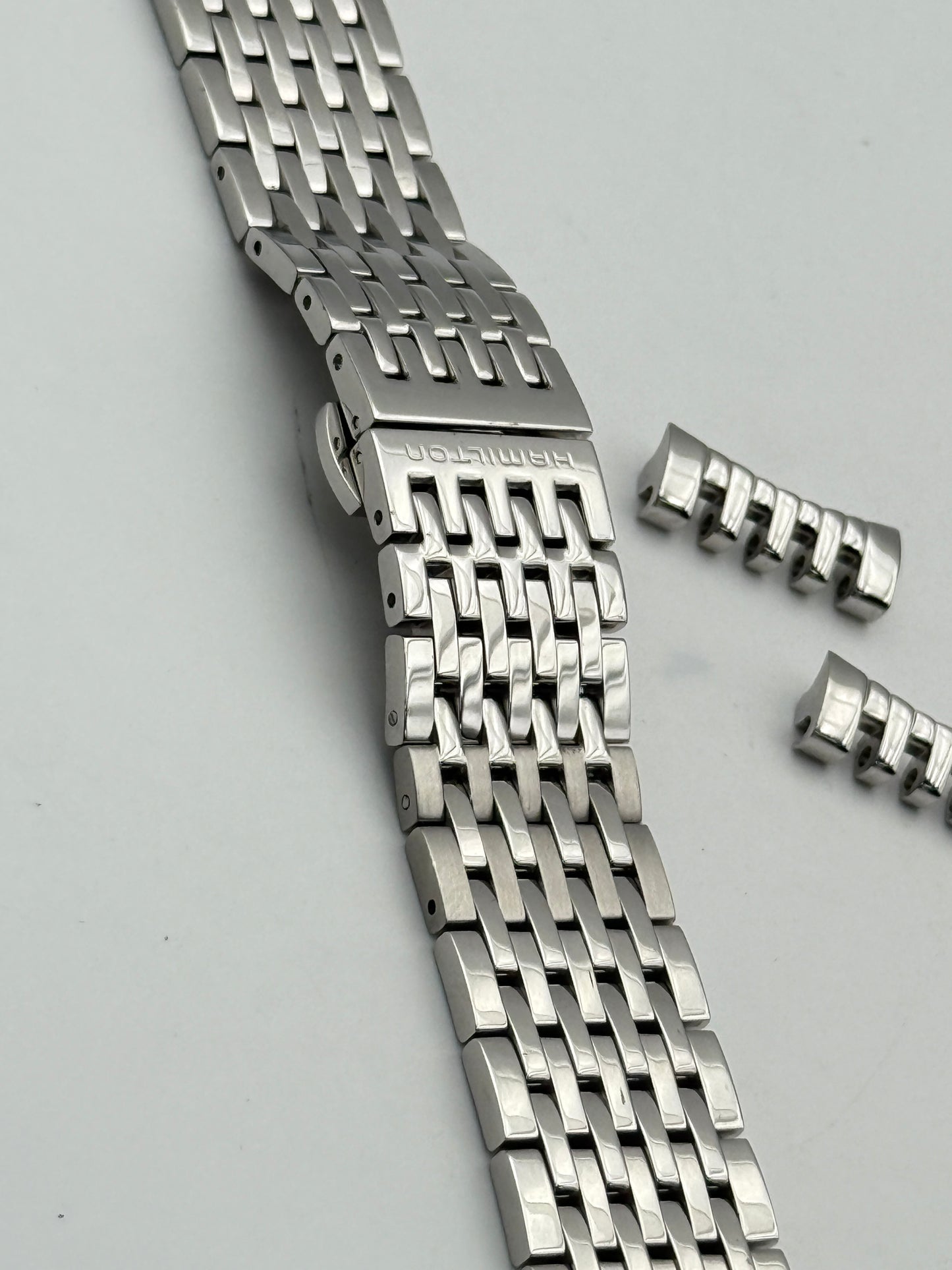 hamilton 22mm bracciale bracelet milano mesh steel cinturino strap