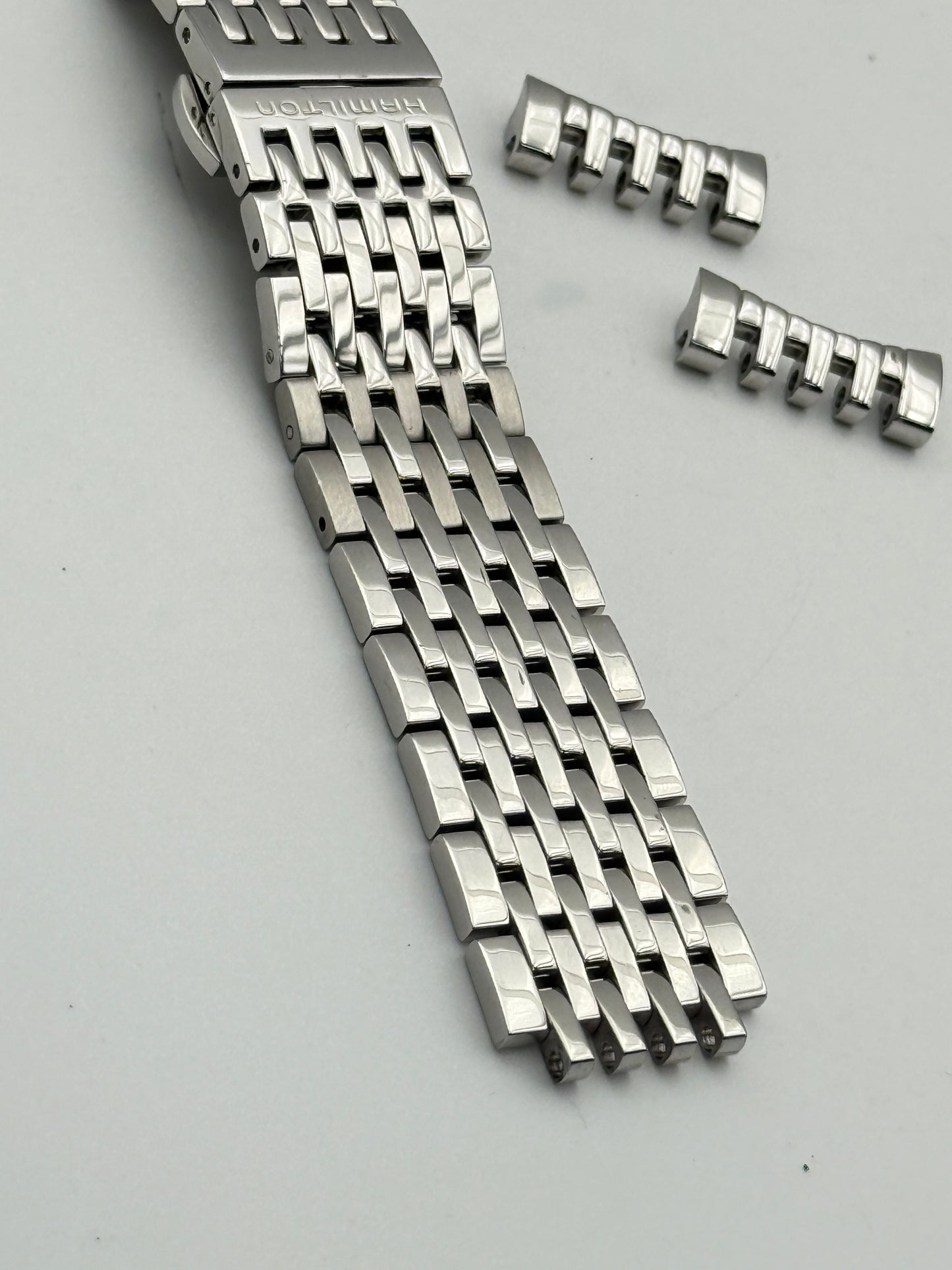 hamilton 22mm bracciale bracelet milano mesh steel cinturino strap