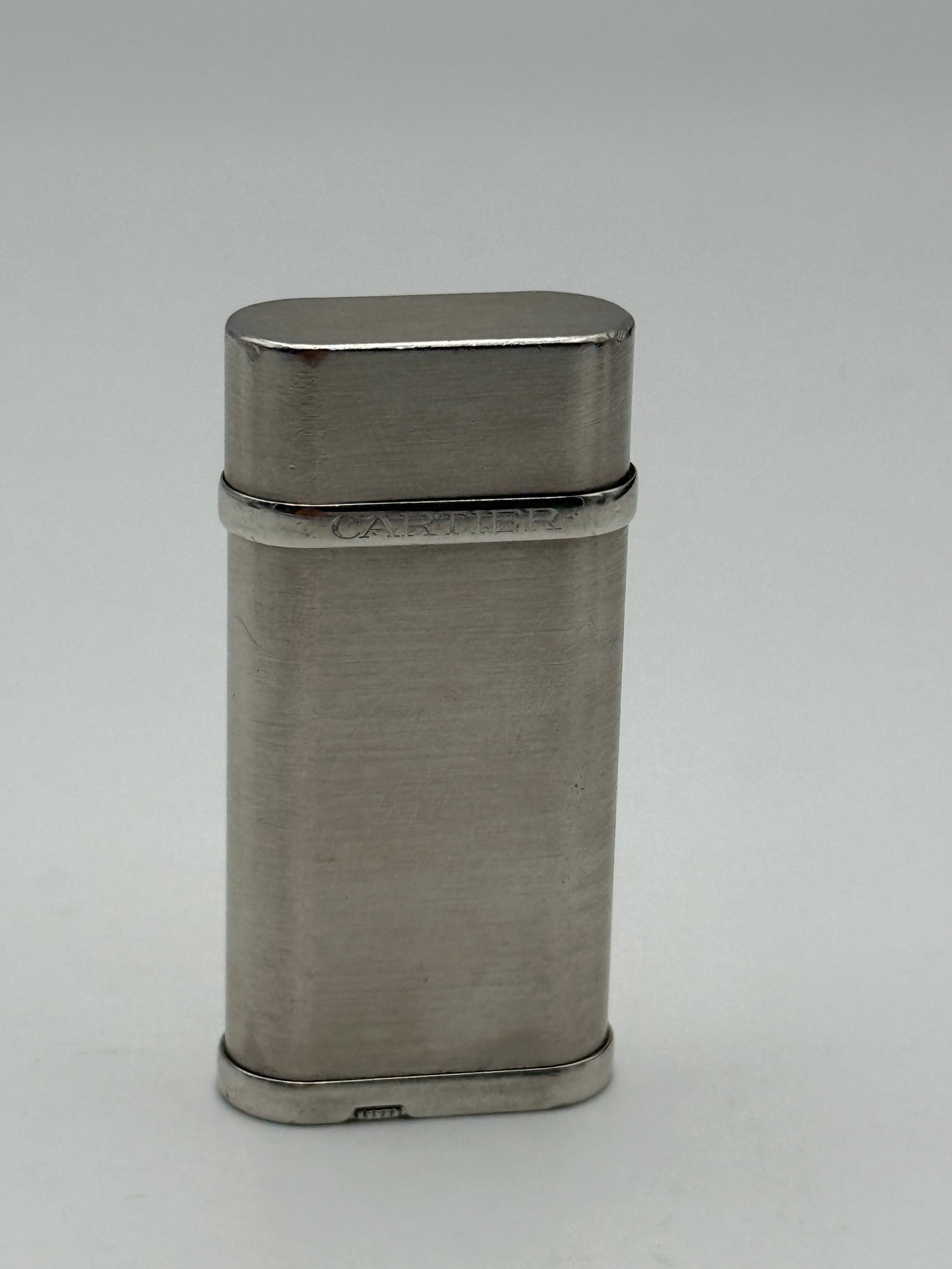 cartier lighter accendino steel