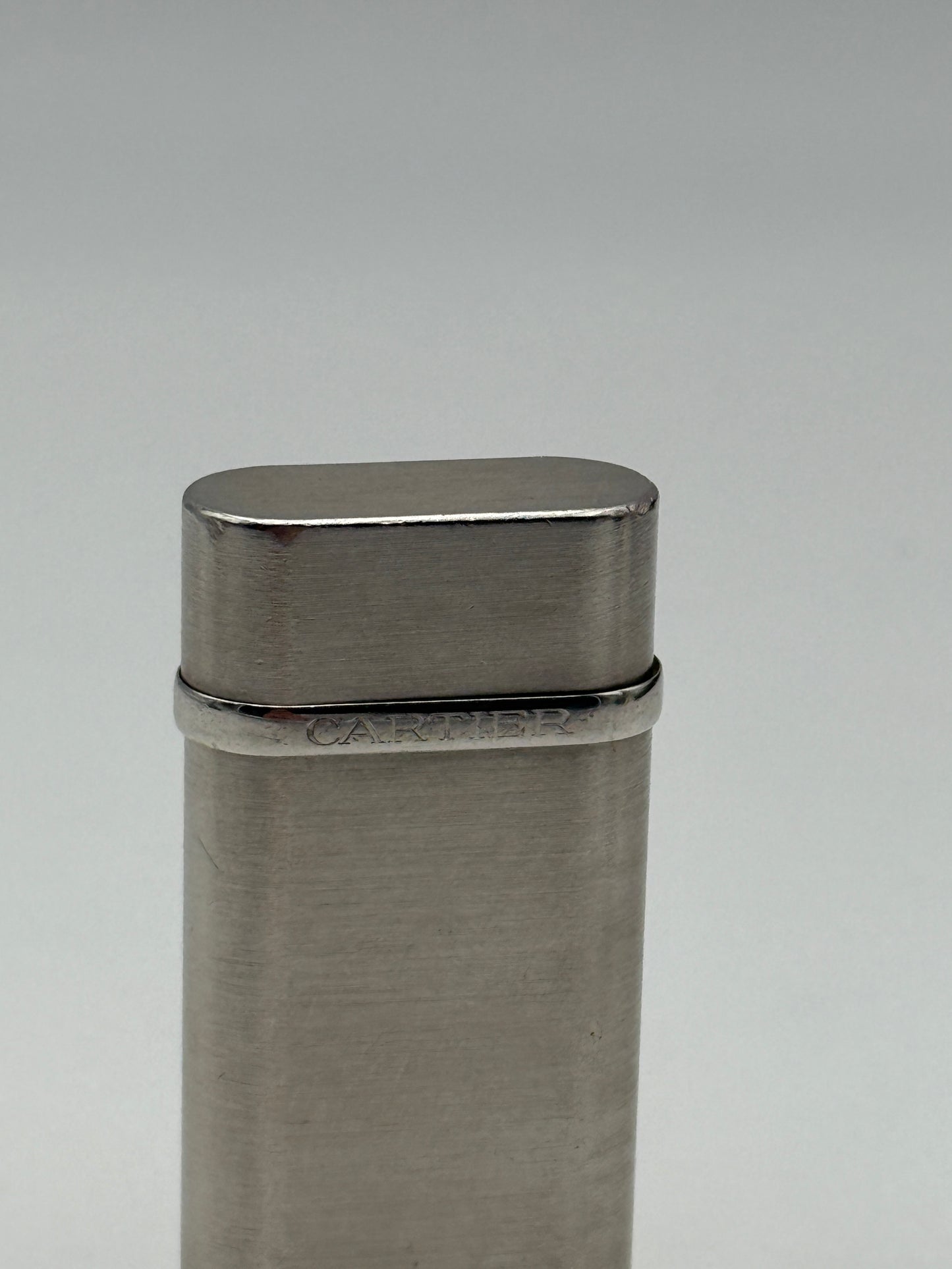 cartier lighter accendino steel