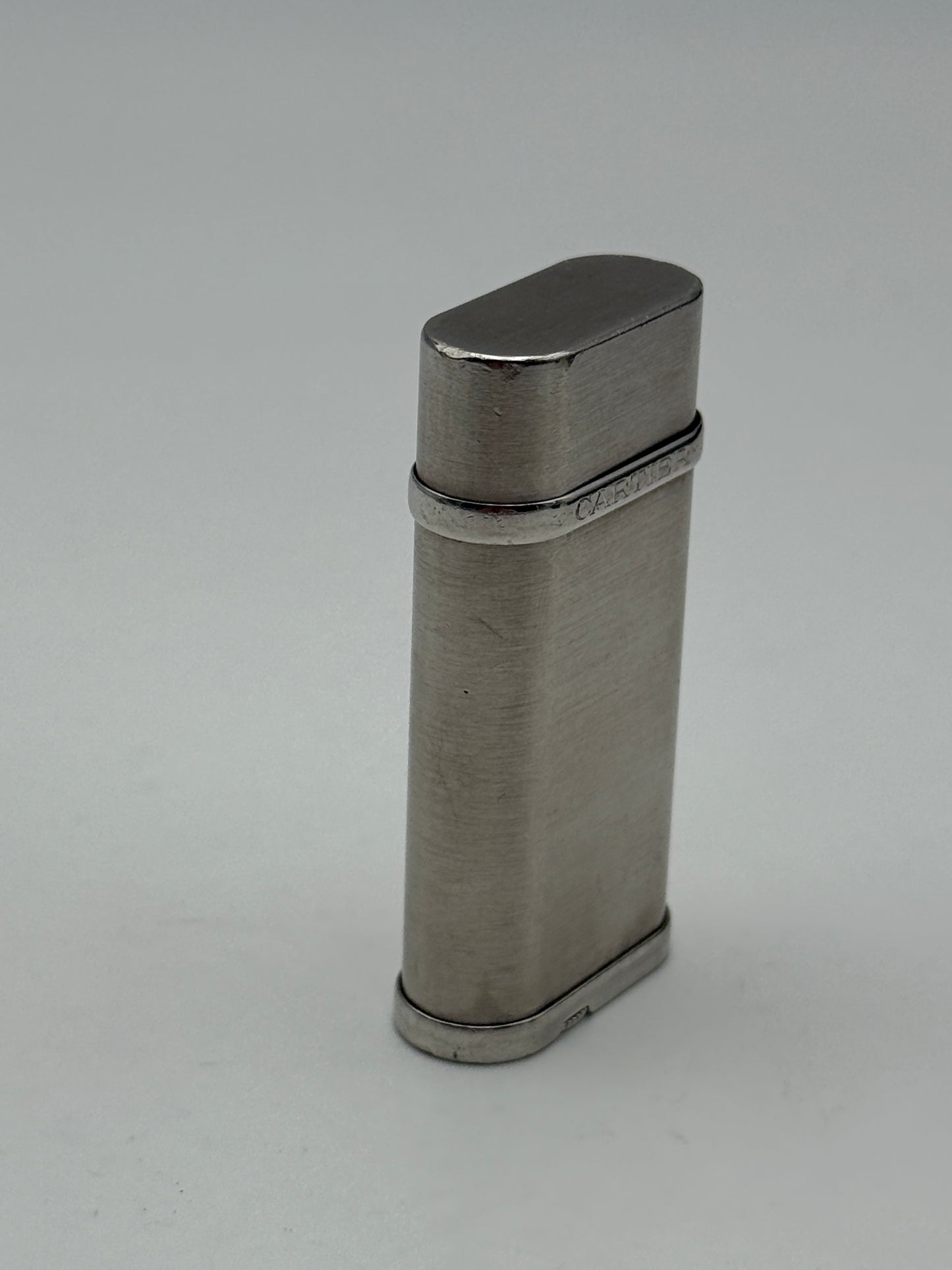 cartier lighter accendino steel