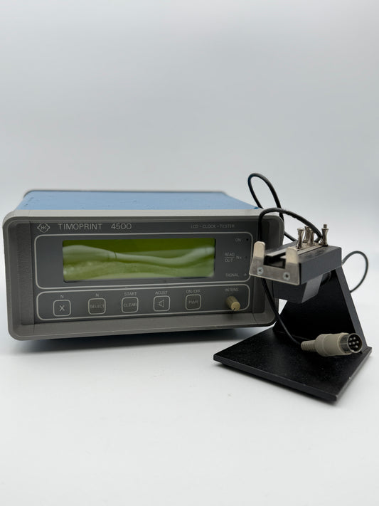 elma timoprint 4500 timegrapher coronocomparatore watchmaker
