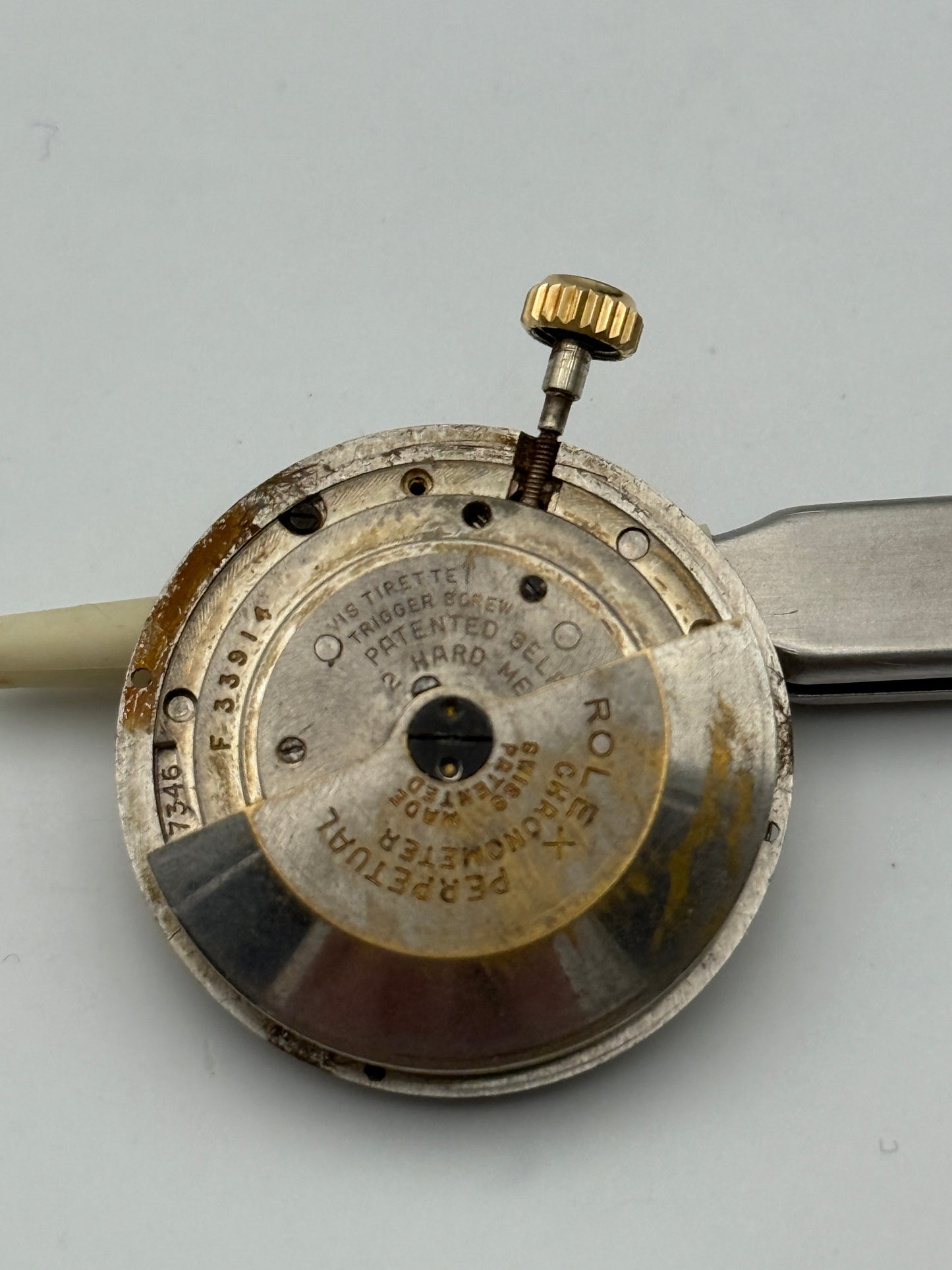rolex automatic movement movimento bombay 29mm old vintage