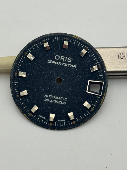 oris sportstar blue 28.8mm dial quadrante
