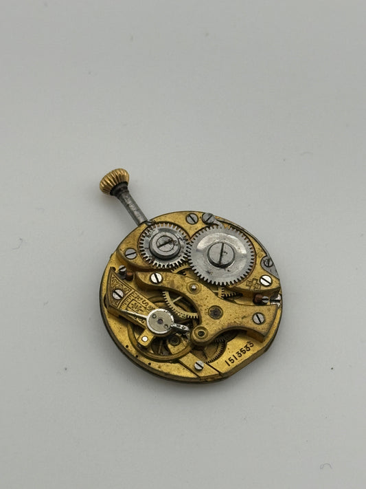 Eterna 900s movement movimento cylinder cilindro 1513553 pocket watch rare 26mm