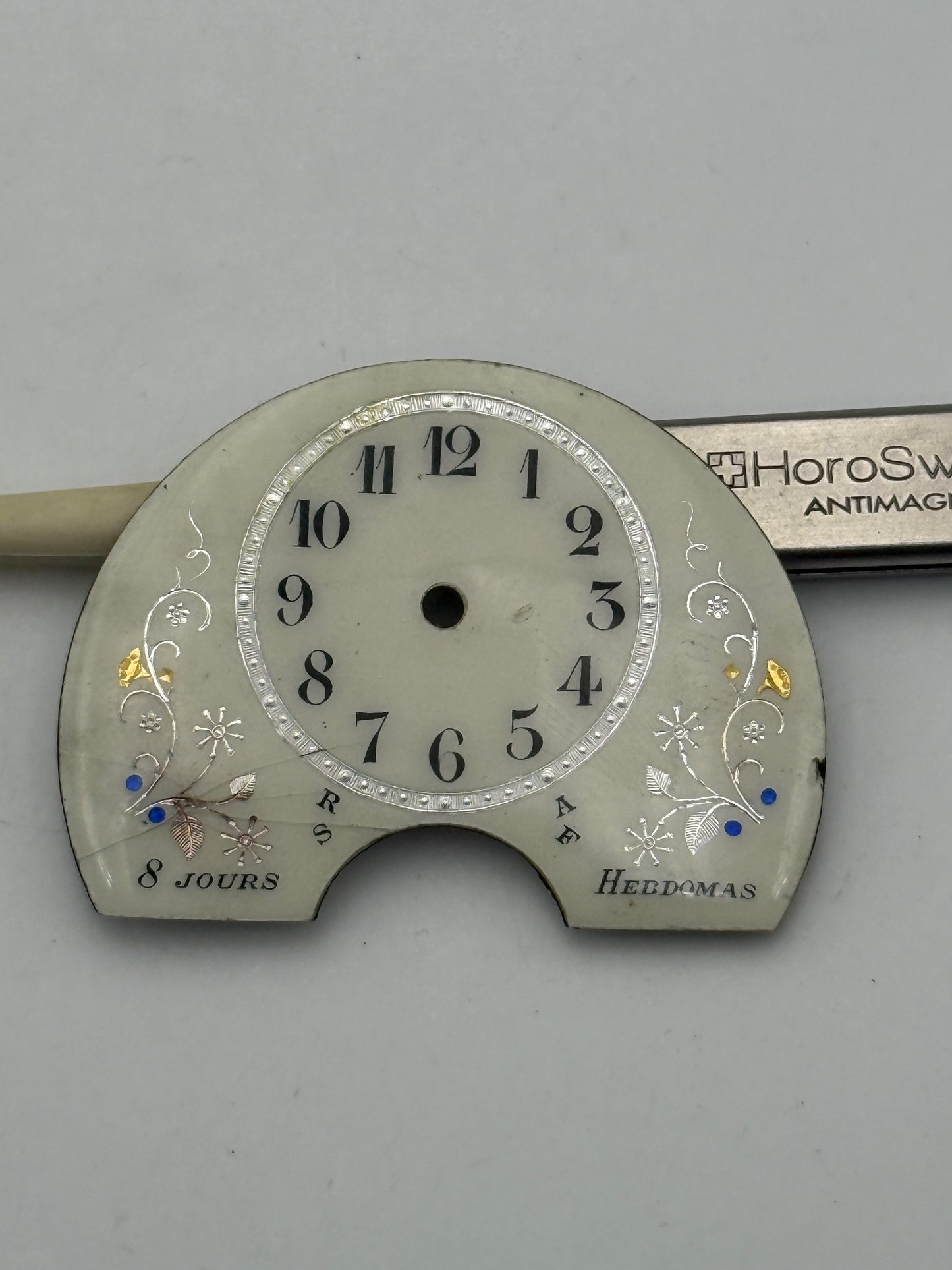 hebdomas 8 jours 42.5mm dial quadrante porcelain  ì