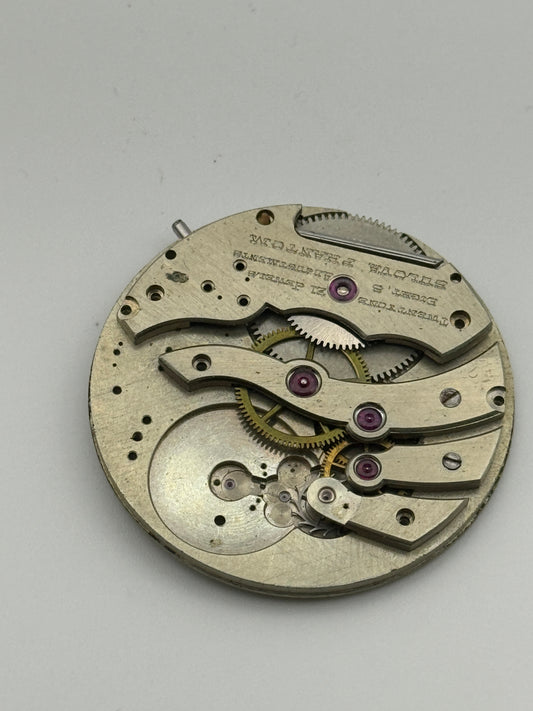 Bulova phantom 21 jewels 37.8mm pocket watch movement movimento rare