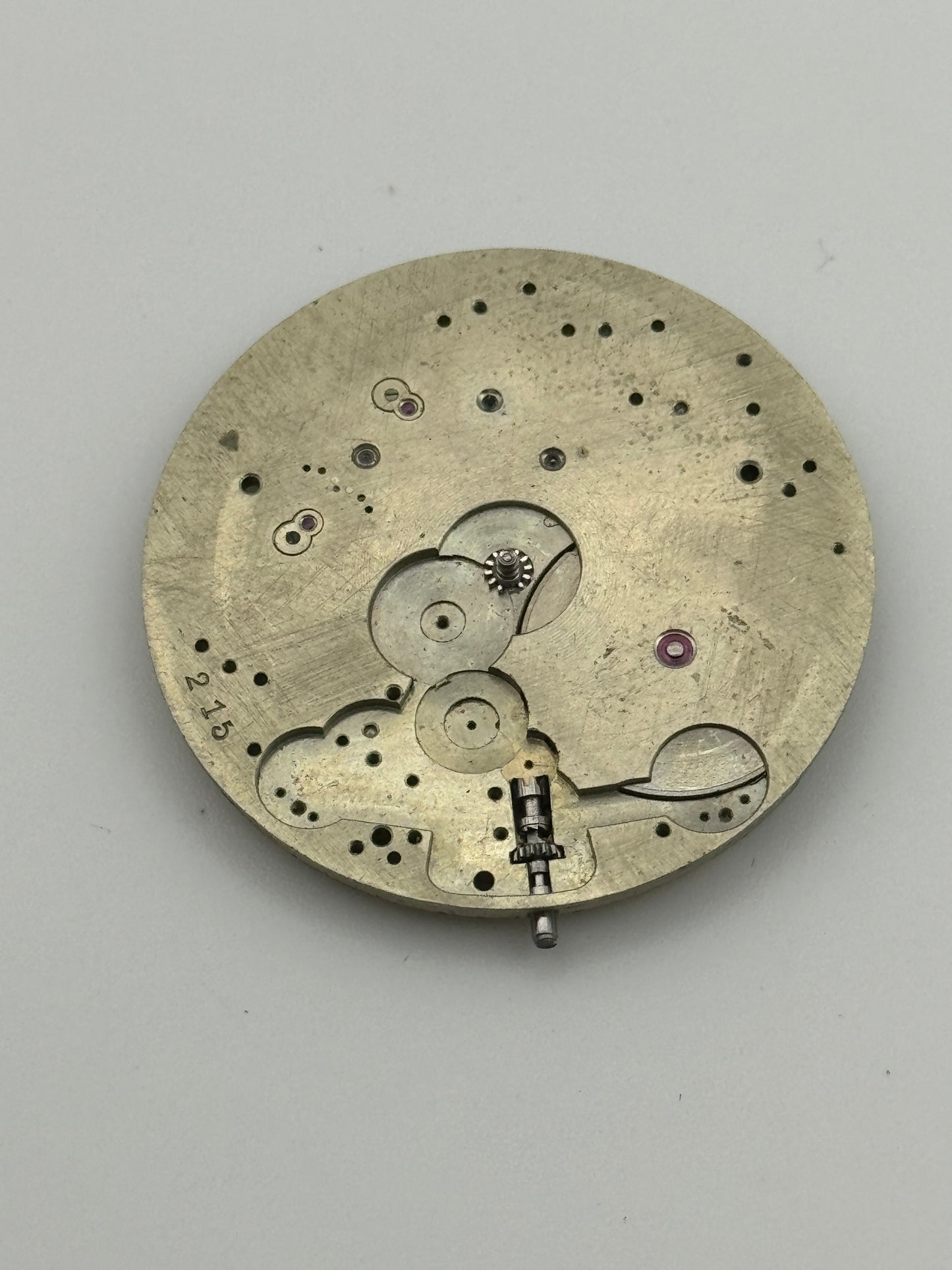 Bulova phantom 21 jewels 37.8mm pocket watch movement movimento rare