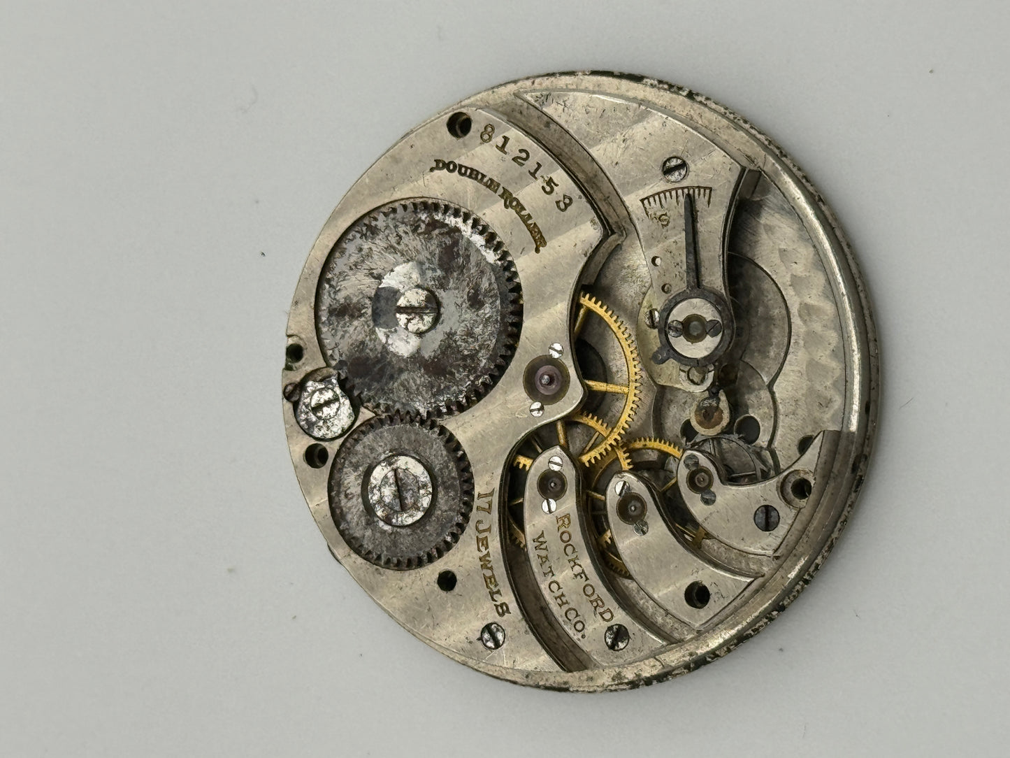 rockford watch co 17 jewels 40mm pocket watch movement movimento