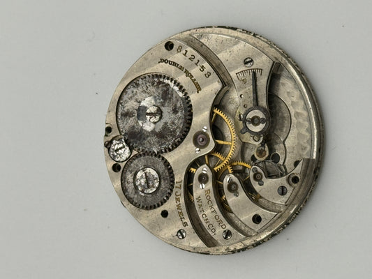 rockford watch co 17 jewels 40mm pocket watch movement movimento