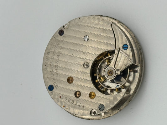 new york standard watch co usa pocket watch movement movimento 45.7mm