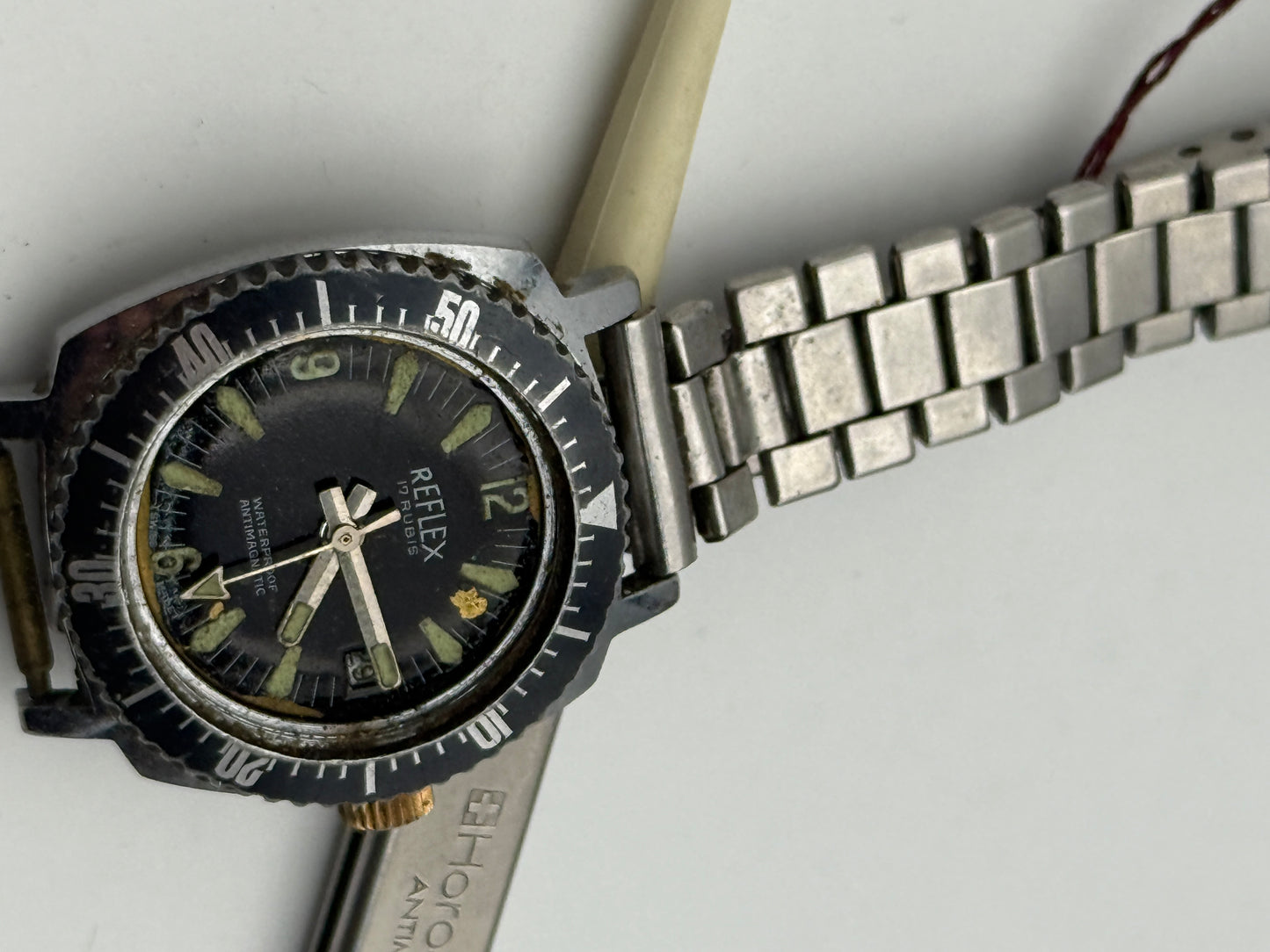 reflex diver 28mm watch vintage