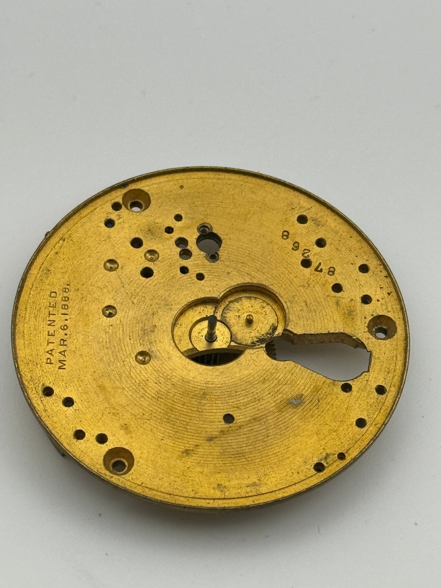 Waltham pocket watch 43.4mm movement movimento