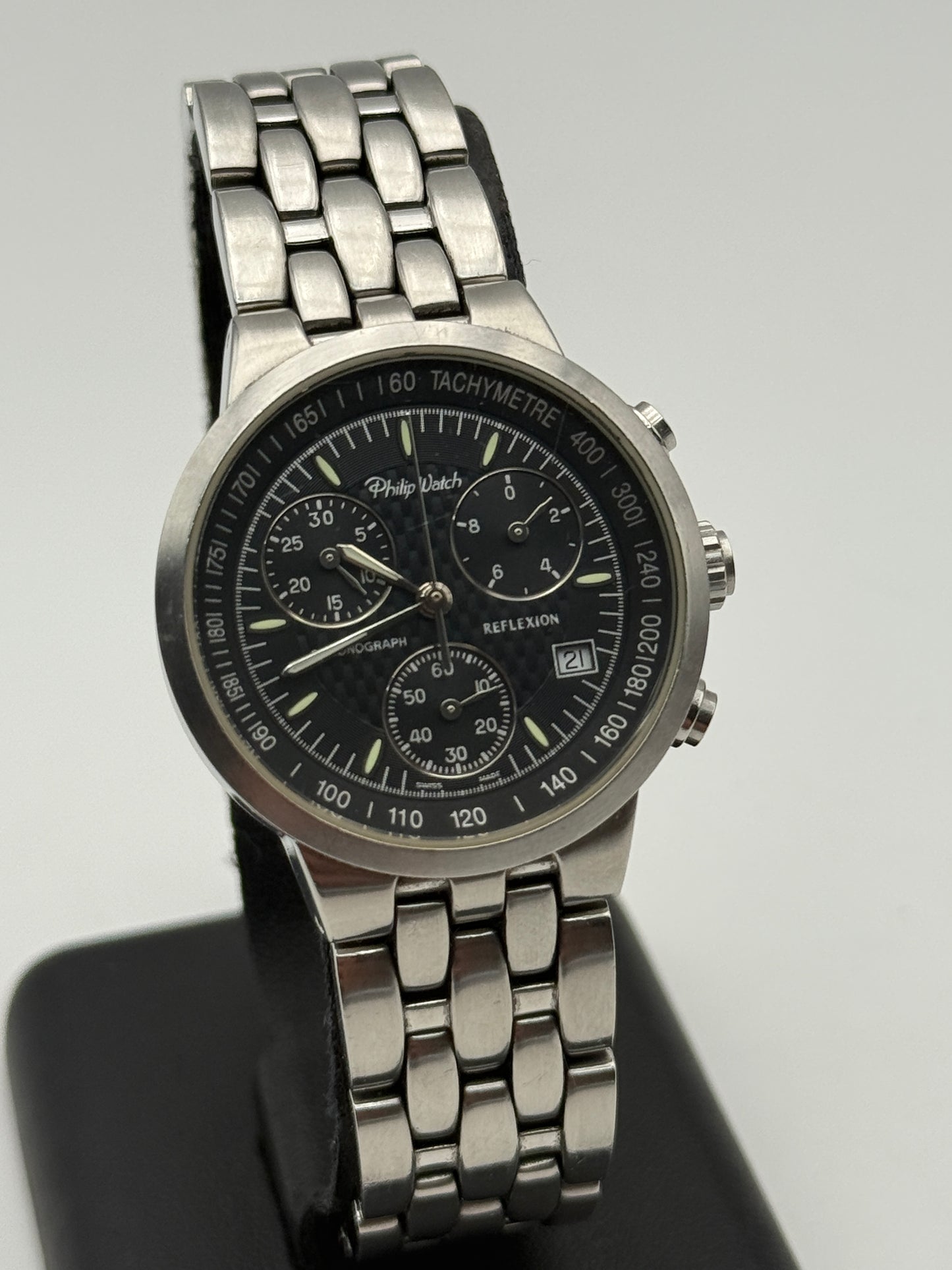 philip watch reflexion chronograph 827395454533