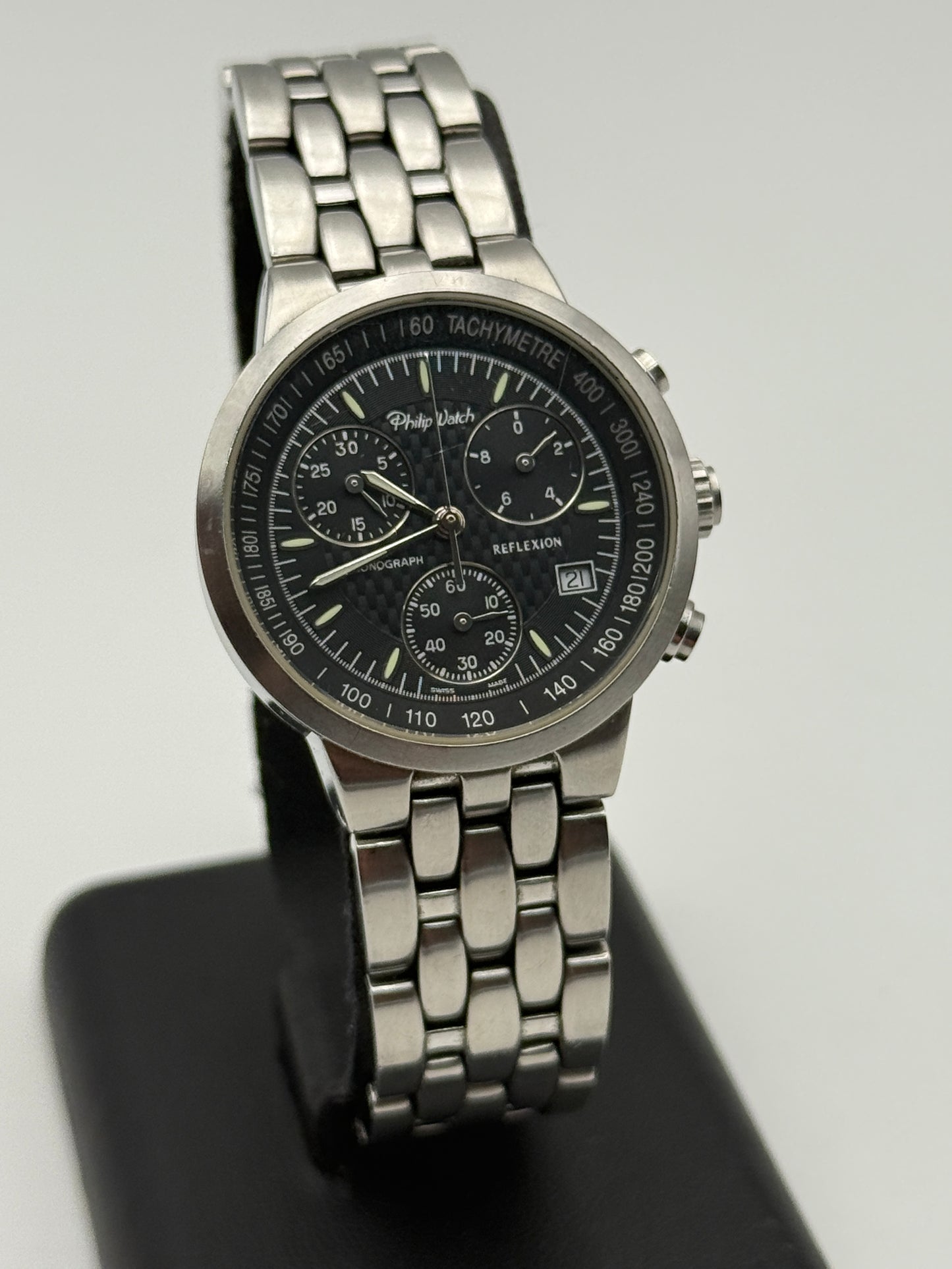 philip watch reflexion chronograph 827395454533