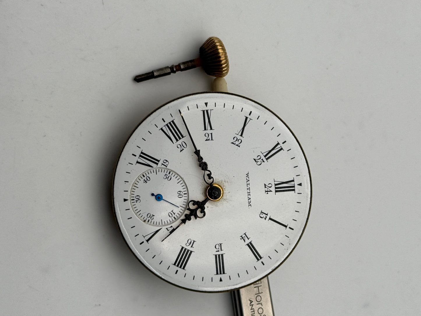 waltham american watch co 45.5mm pocket watch movement movimento