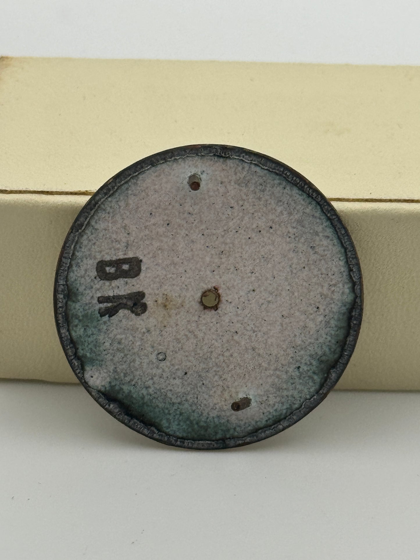 Anonimo pcoket watch dial quadrante porcellana cylinder 32.6mm