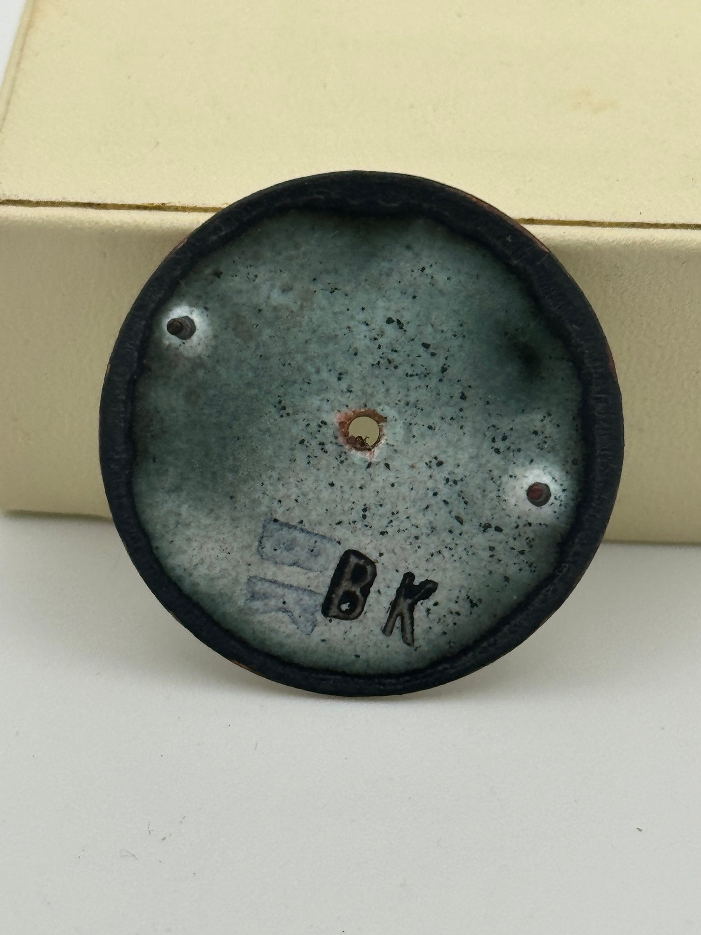 Anonimo pocket watch dial quadrante porcellana cylinder 32.8mm
