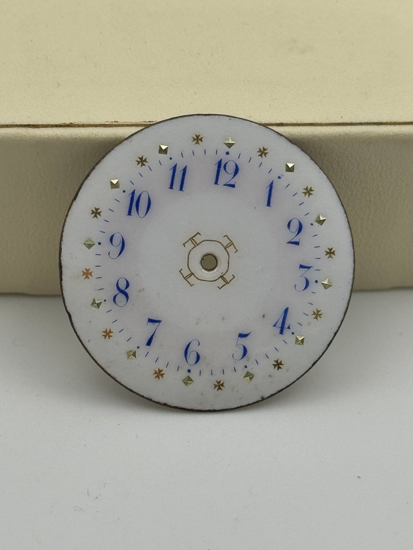 Anonimo pocket watch dial quadrante porcellana cylinder 32.6mm